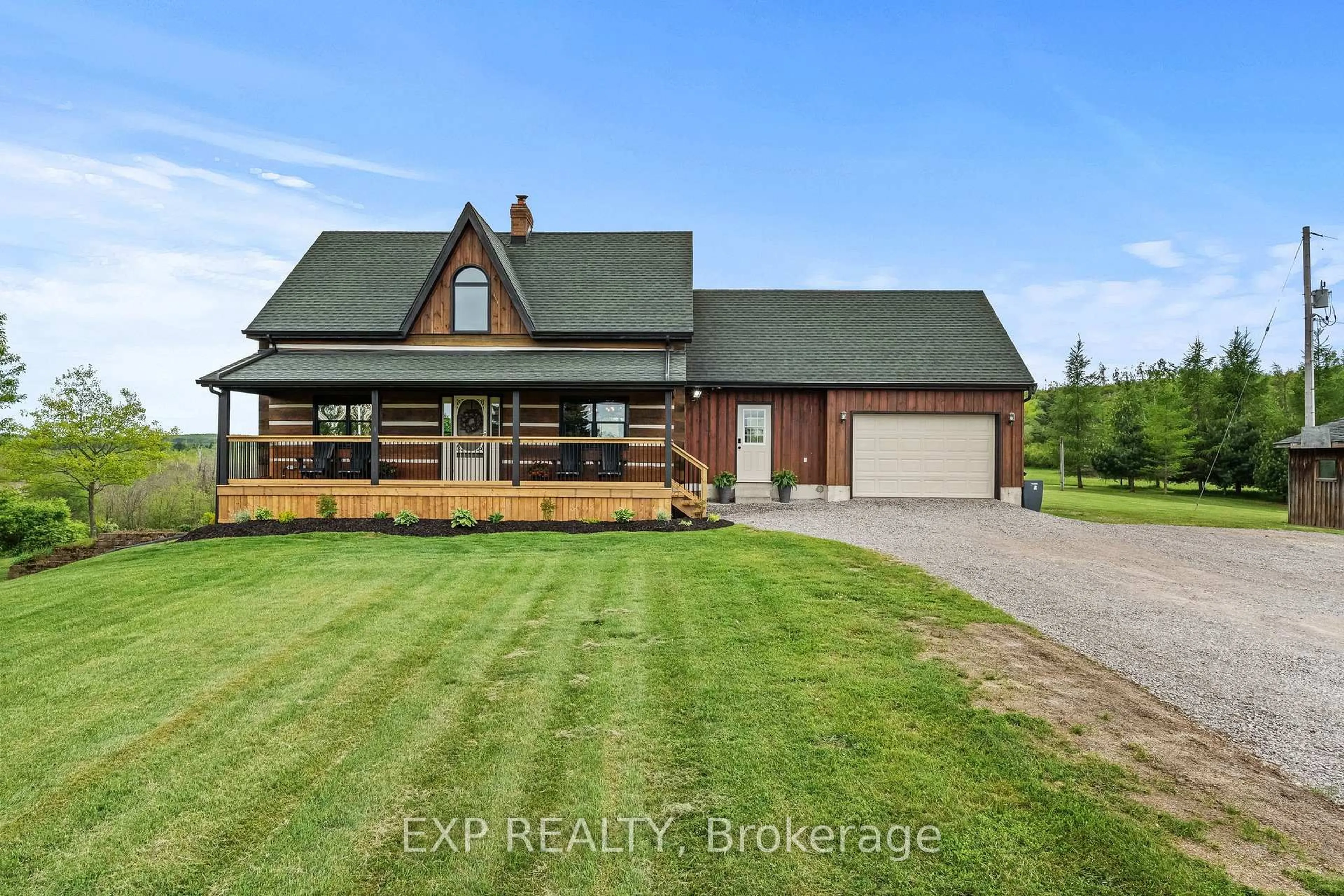 A pic from outside/outdoor area/front of a property/back of a property/a pic from drone, building for 278 Valley Rd, Kawartha Lakes Ontario K0L 2W0