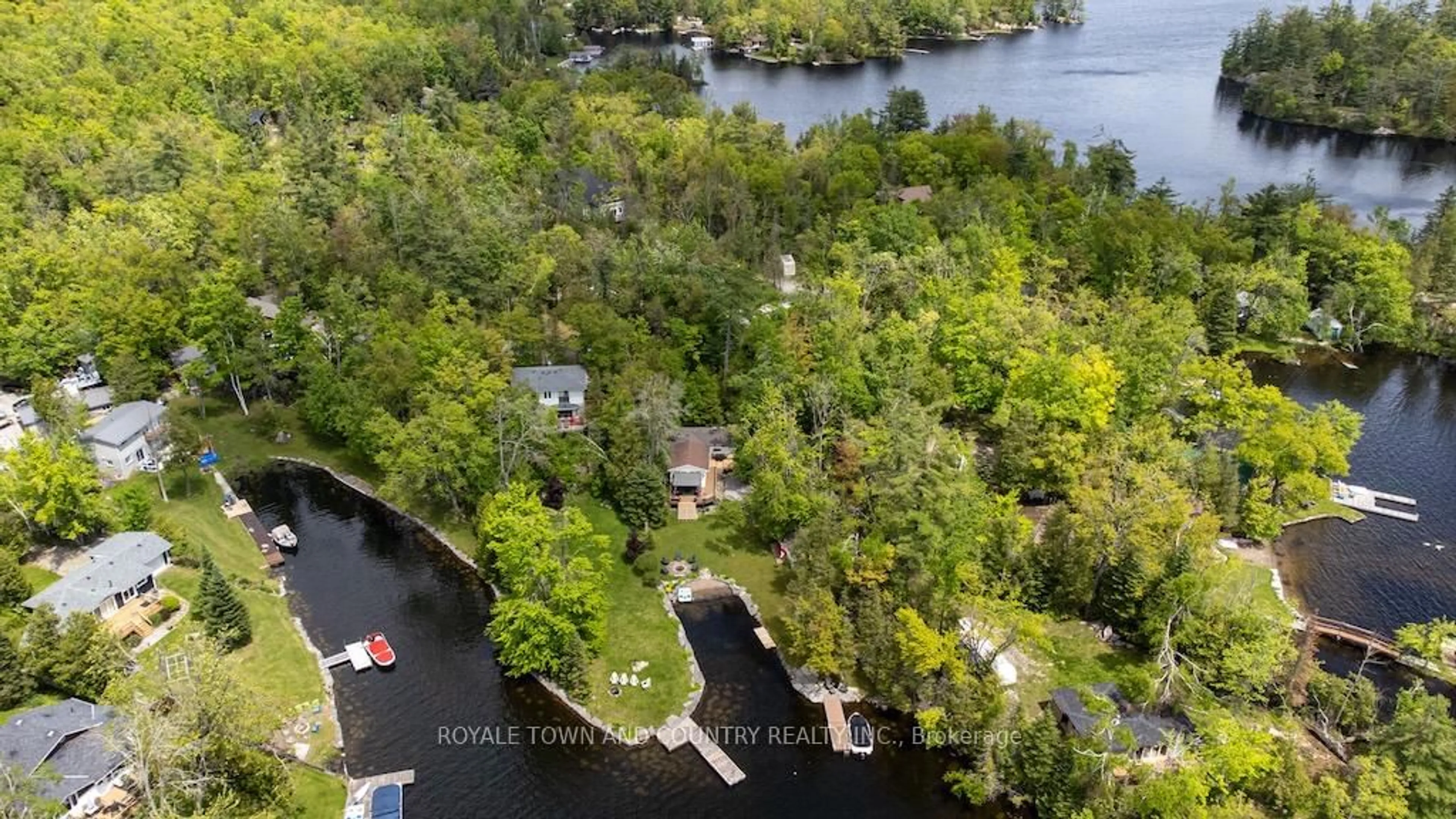A pic from outside/outdoor area/front of a property/back of a property/a pic from drone, water/lake/river/ocean view for 6 Fire Route 14B N/A, Trent Lakes Ontario K0L 1J0