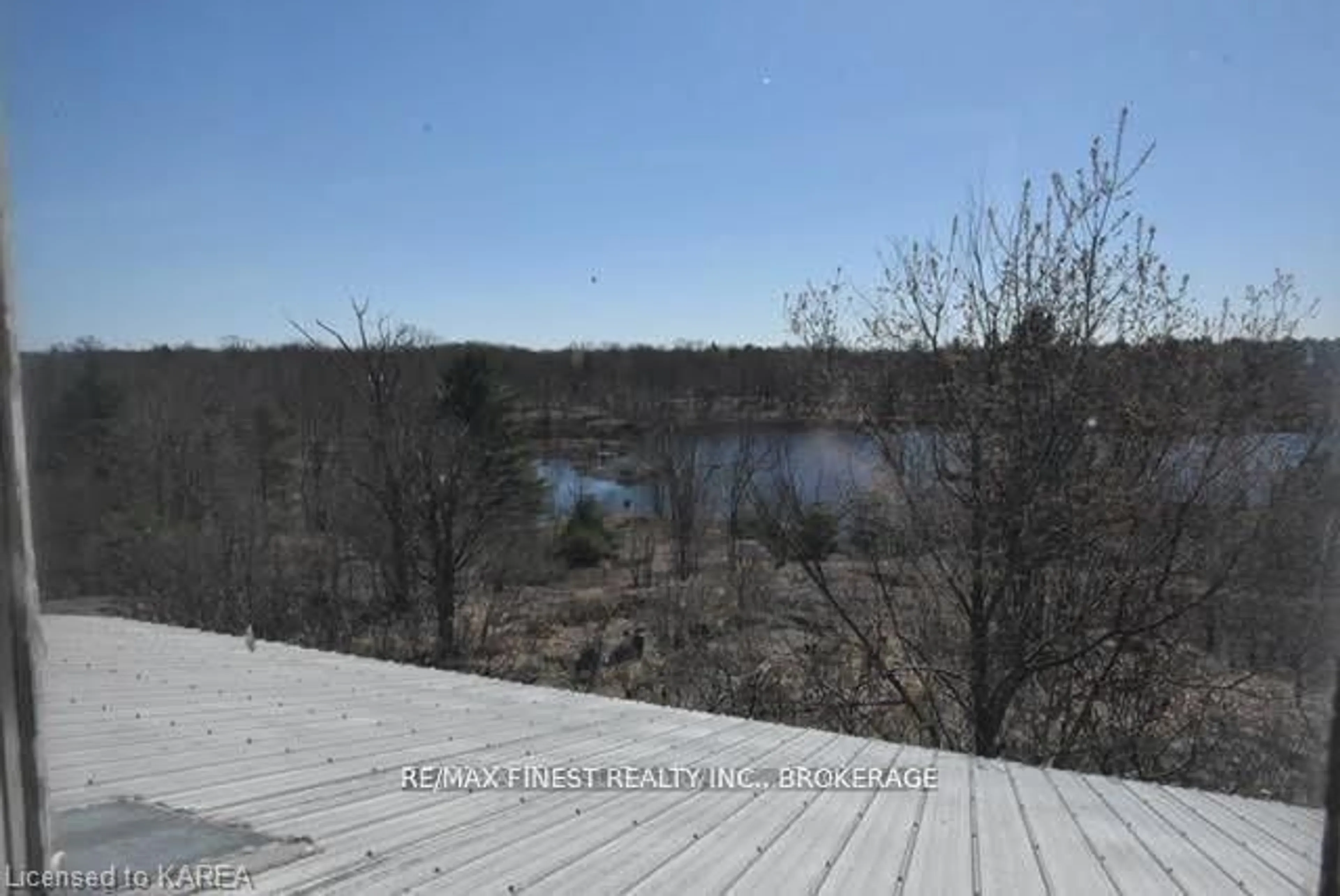 A pic from outside/outdoor area/front of a property/back of a property/a pic from drone, water/lake/river/ocean view for 1146 Fourth Lake Rd, Parham Ontario K0H 2K0