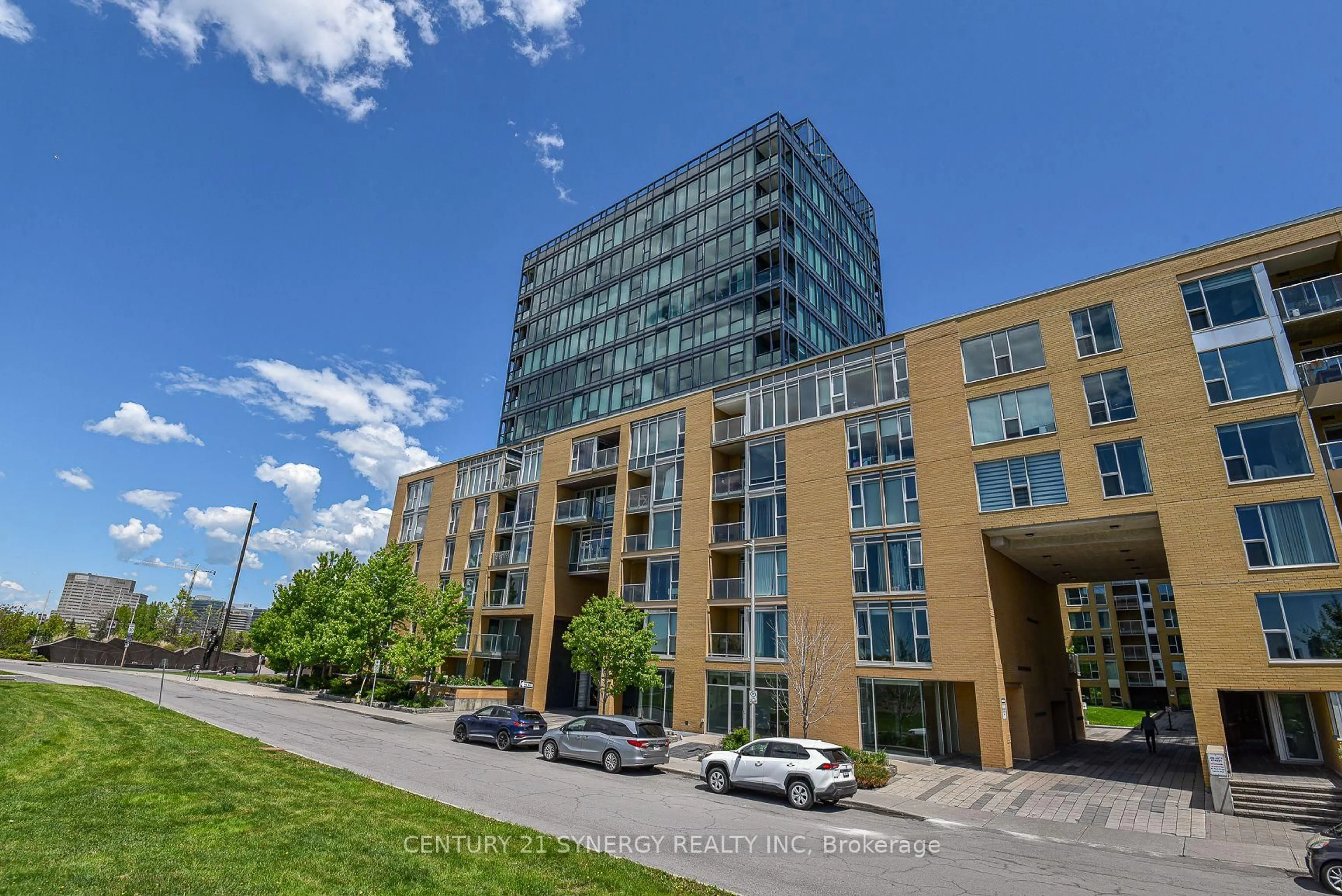 A pic from outside/outdoor area/front of a property/back of a property/a pic from drone, building for 200 LETT St #1001, Ottawa Ontario K1R 0A7