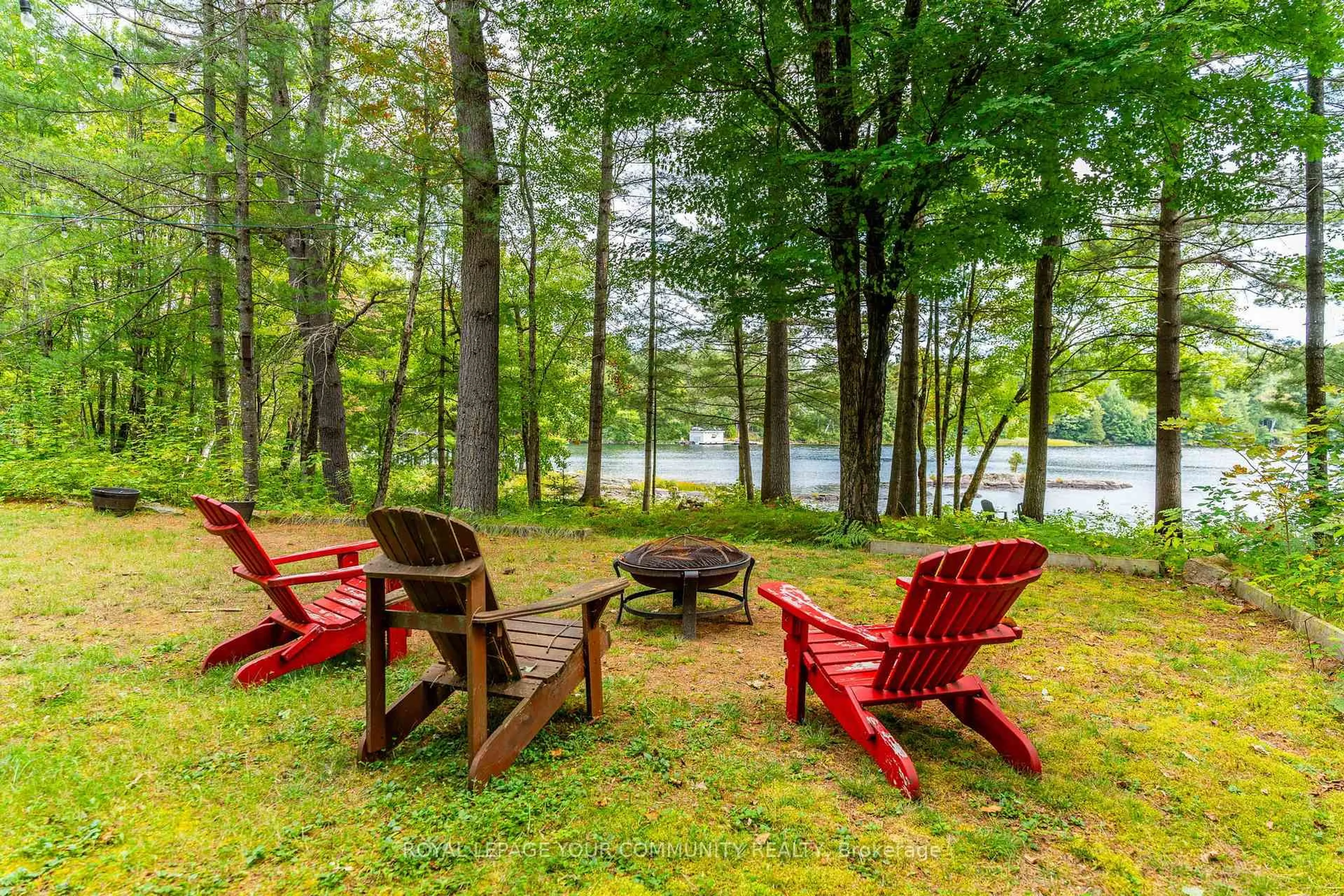 Patio, water/lake/river/ocean view for 1031 Obelisk Tr, Minden Hills Ontario K0M 2A0