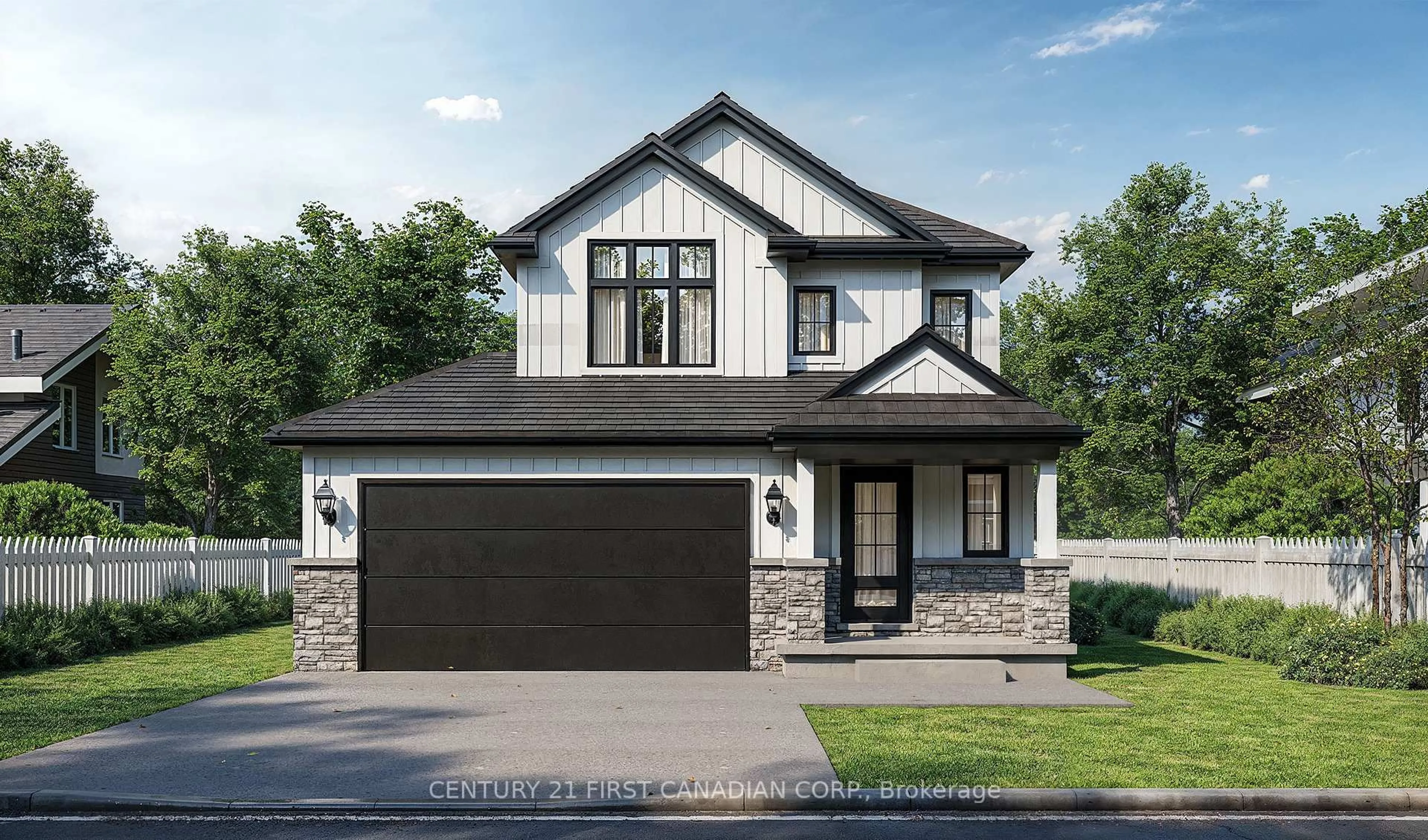 Home with brick exterior material, street for 64 Postma Cres, North Middlesex Ontario N0M 1A0