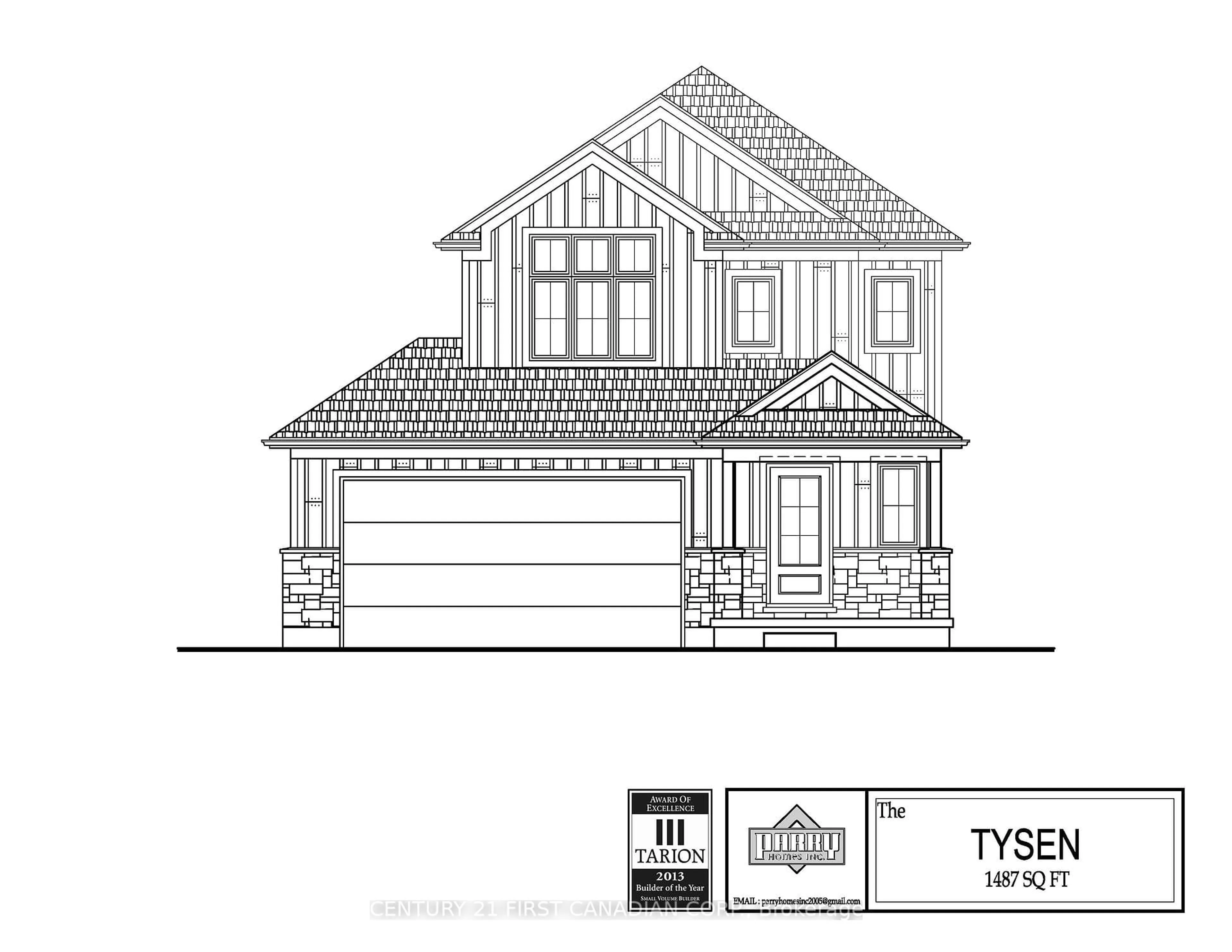 Floor plan for 64 Postma Cres, North Middlesex Ontario N0M 1A0