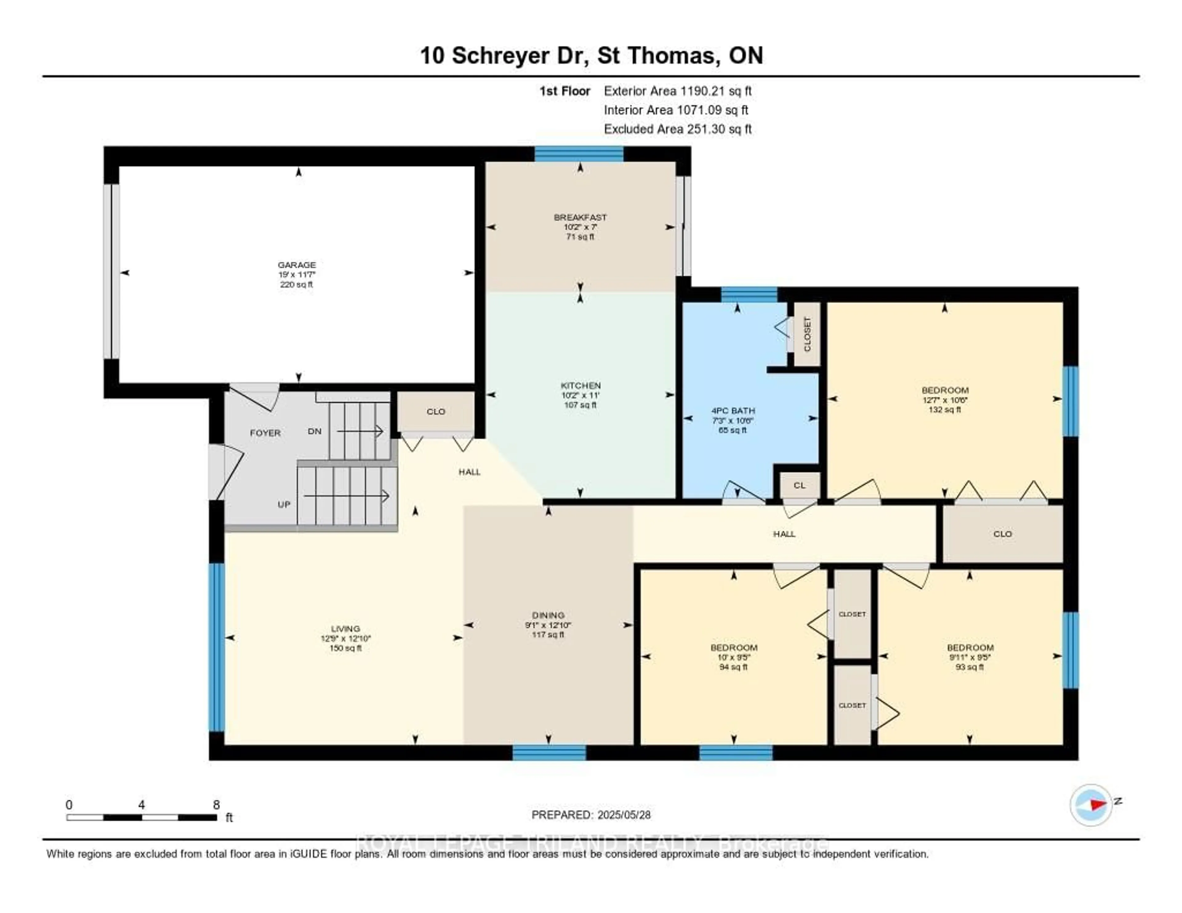 Floor plan for 10 Schreyer Dr, St. Thomas Ontario N5R 6E8