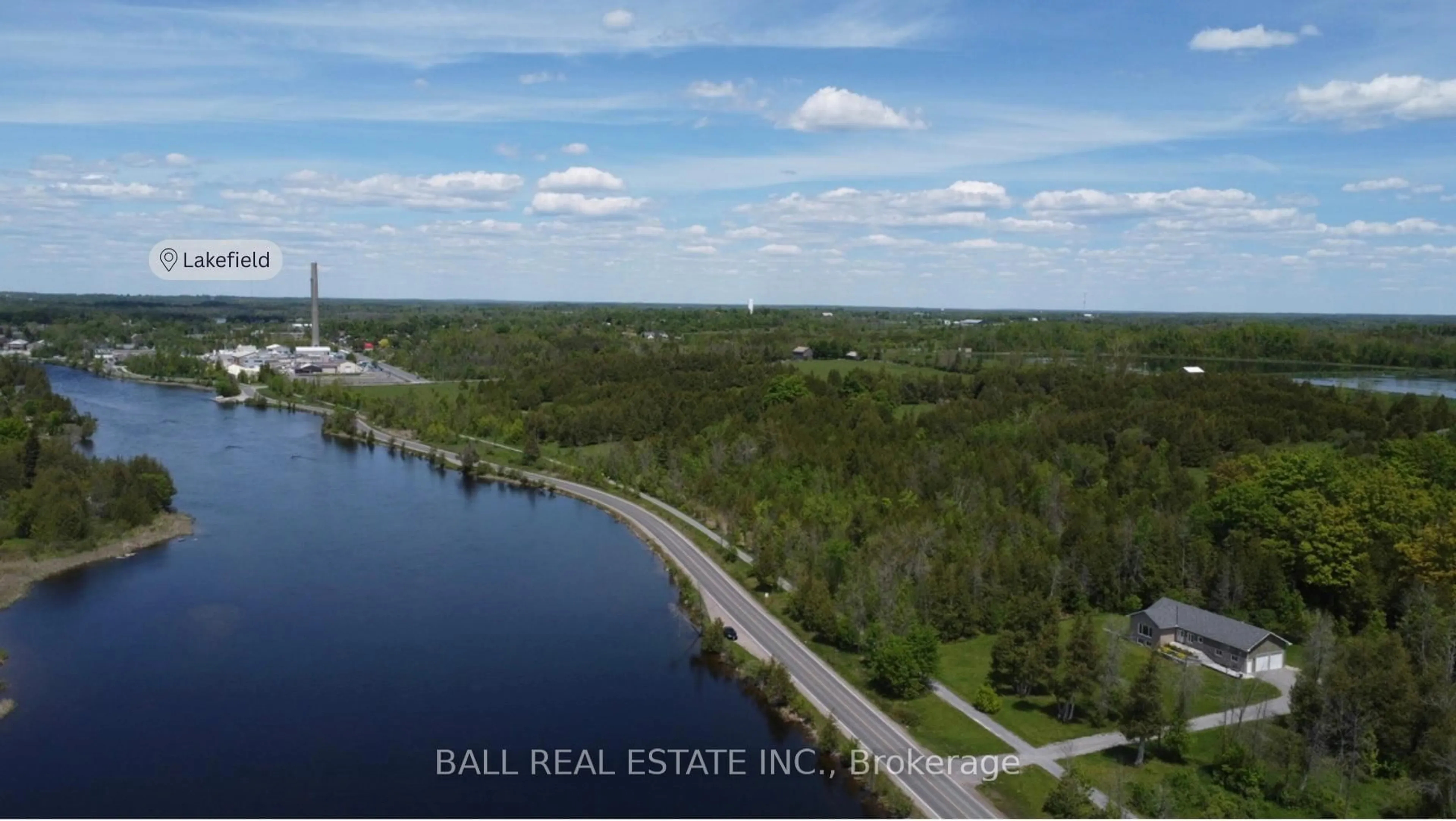 A pic from outside/outdoor area/front of a property/back of a property/a pic from drone, water/lake/river/ocean view for 4267 County Road 32 N/A, Douro-Dummer Ontario K0L 2H0