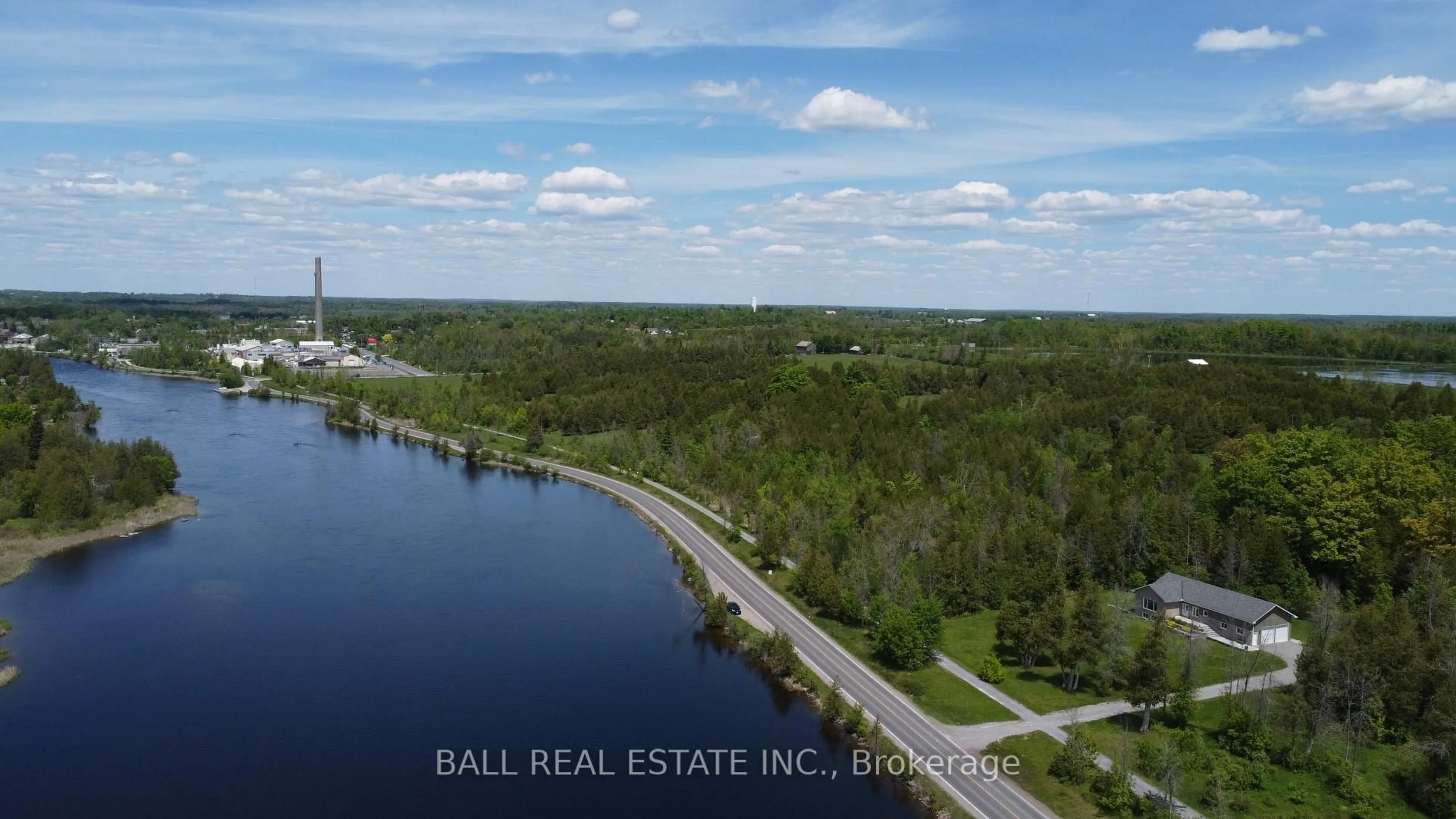 A pic from outside/outdoor area/front of a property/back of a property/a pic from drone, water/lake/river/ocean view for 4267 County Road 32 N/A, Douro-Dummer Ontario K0L 2H0