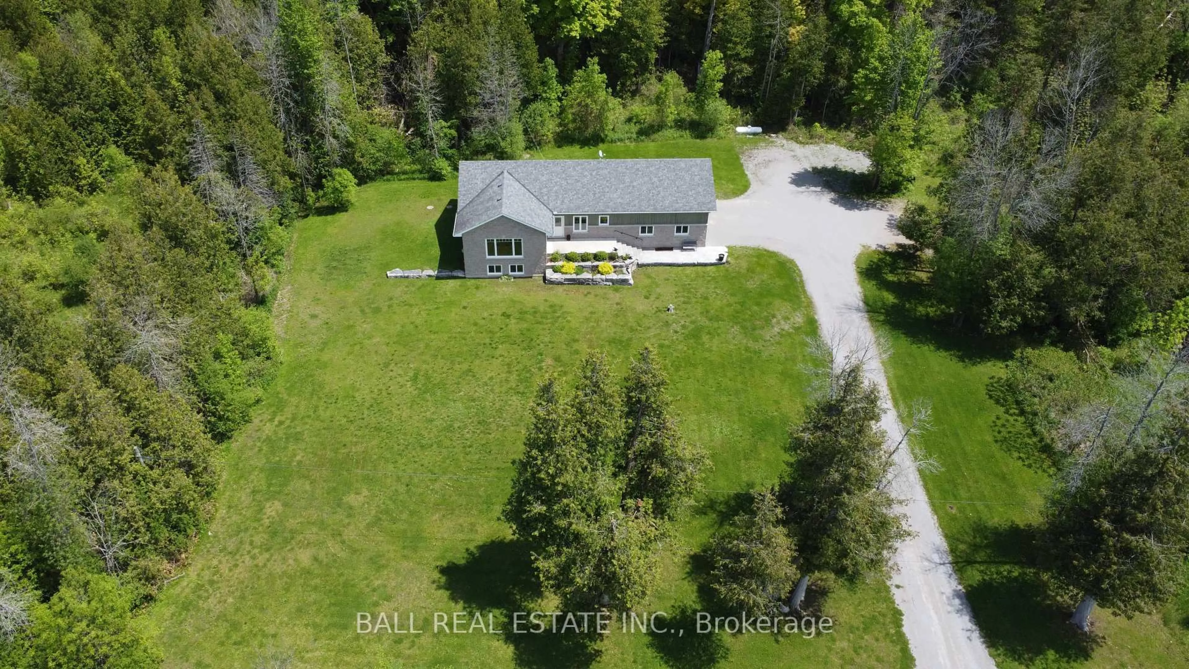 A pic from outside/outdoor area/front of a property/back of a property/a pic from drone, building for 4267 County Road 32 N/A, Douro-Dummer Ontario K0L 2H0