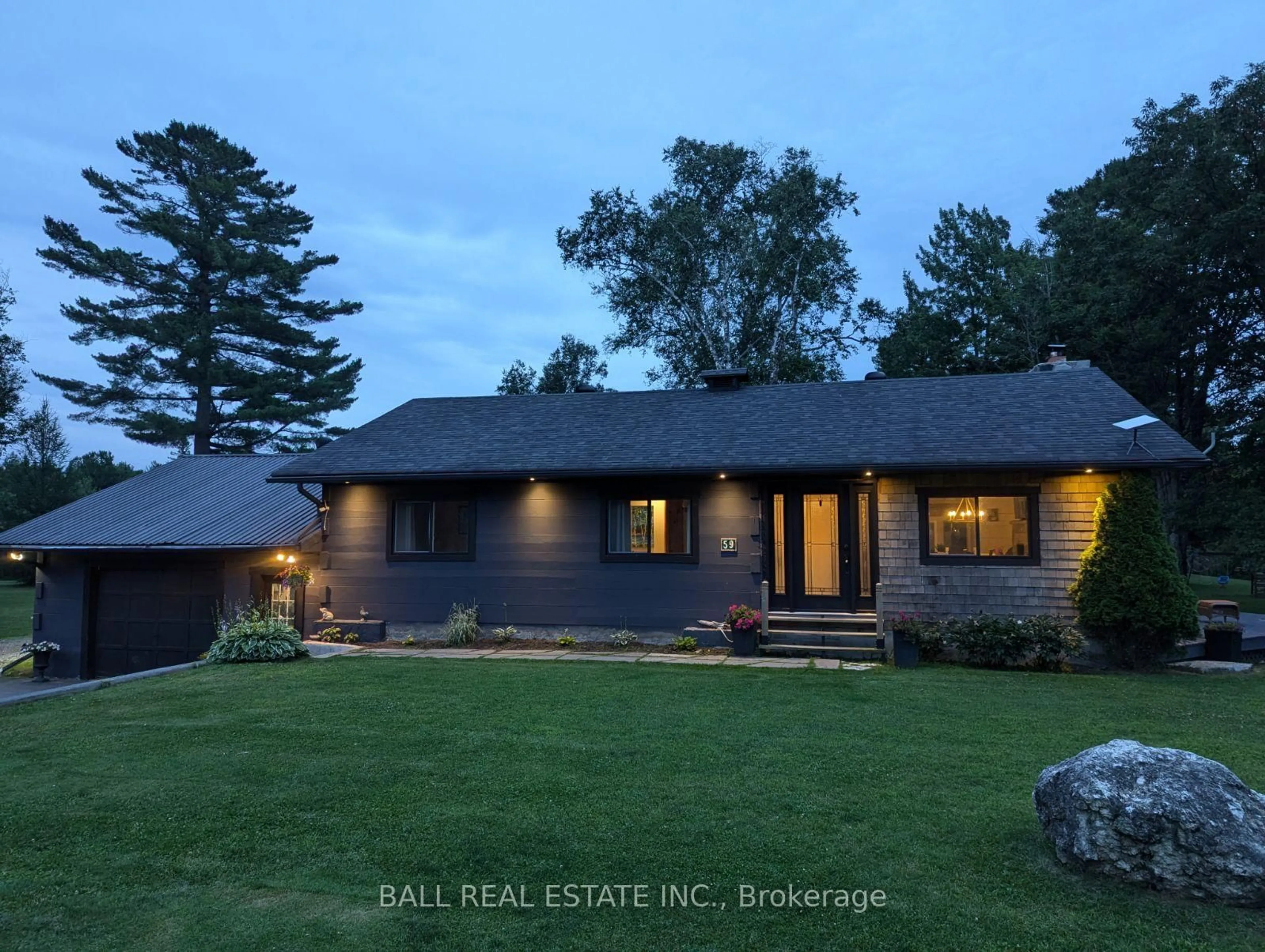 Home with brick exterior material, unknown for 59 Trotters Rd, North Kawartha Ontario K0L 1A0