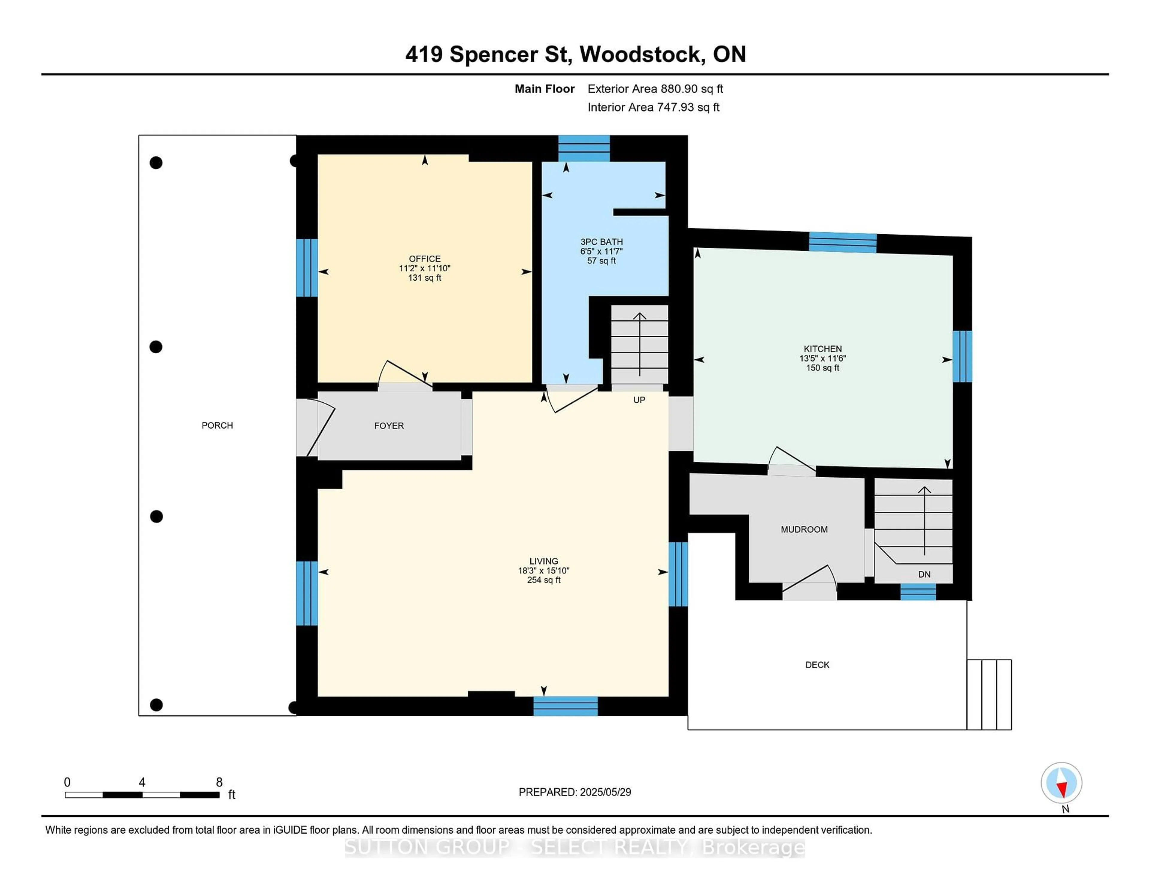 Floor plan for 419 Spencer St, Woodstock Ontario N4S 2H8