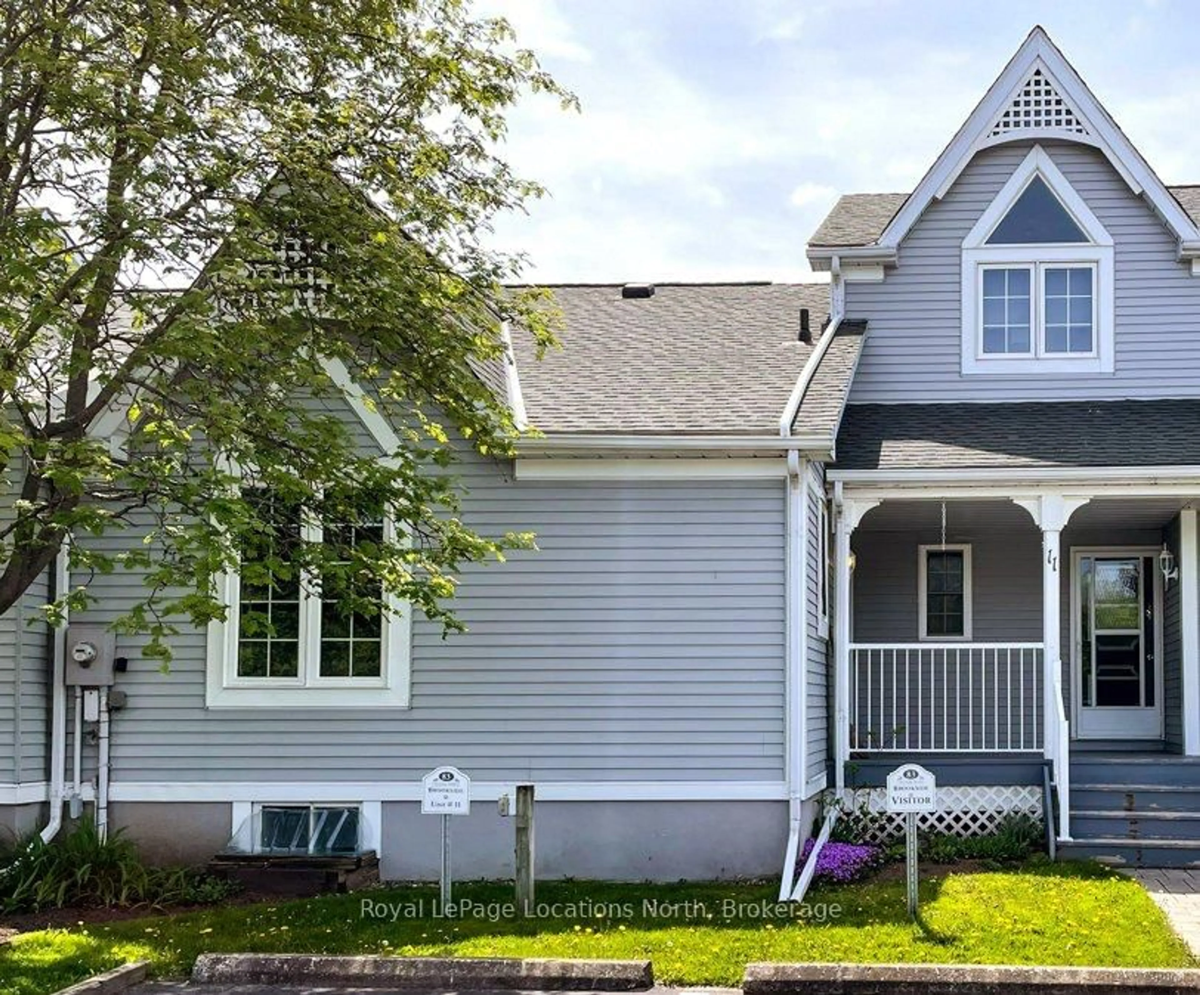 Home with vinyl exterior material, street for 83 Victoria St #11, Meaford Ontario N4L 1R4