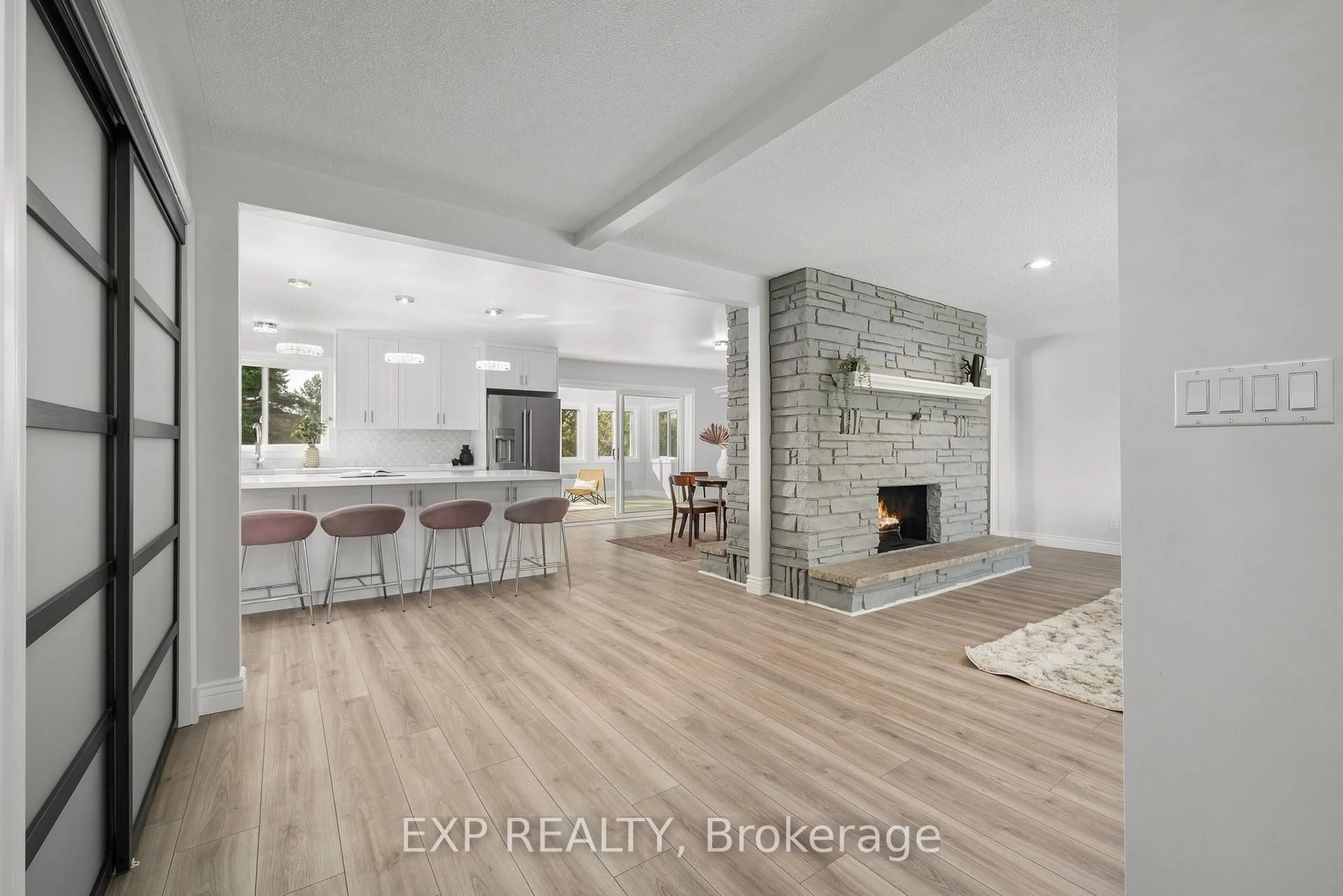 Open concept kitchen, ceramic/tile floor for 737 County Rd 18 N/A, Prince Edward County Ontario K0K 1P0