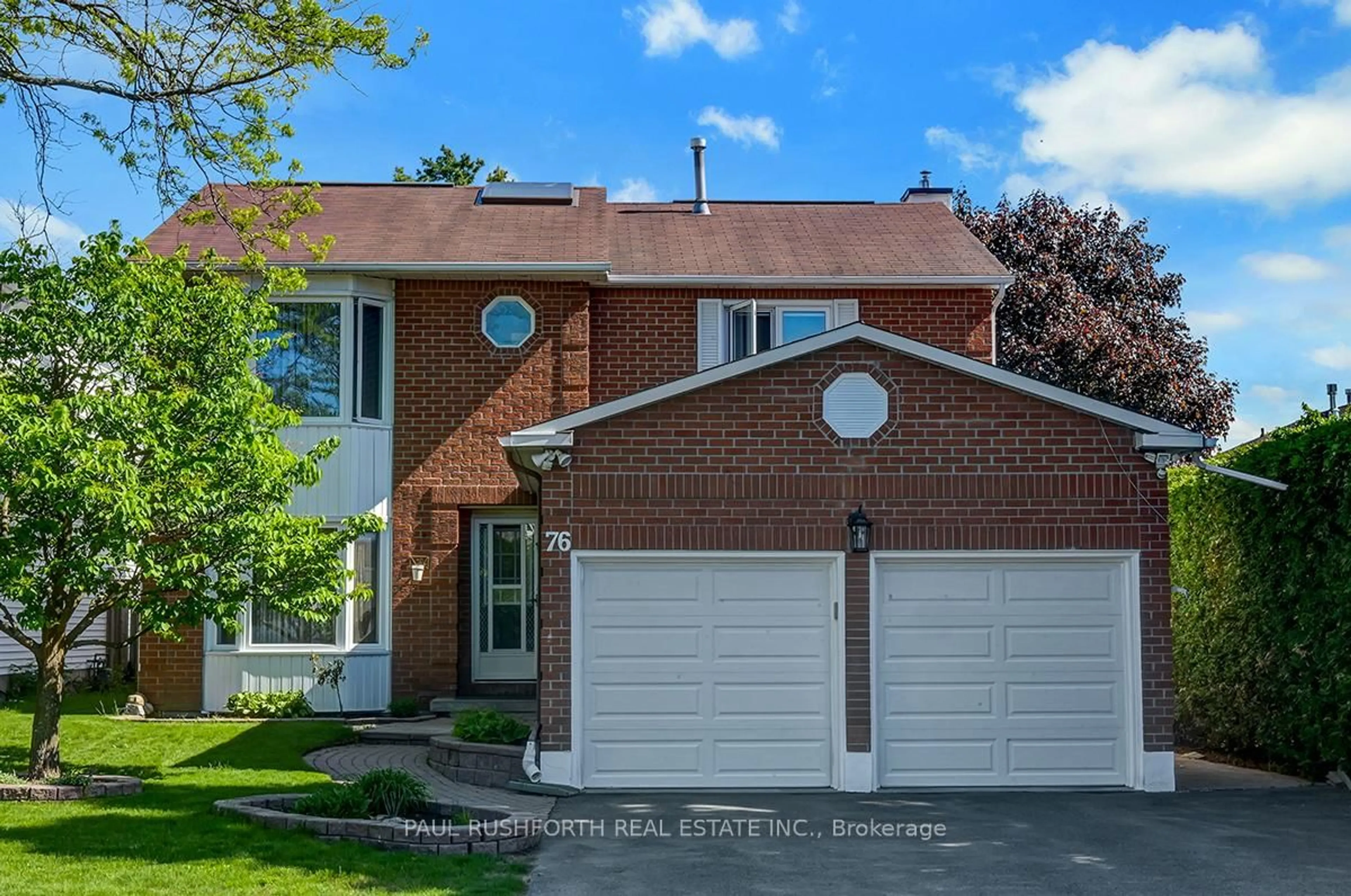 Home with brick exterior material, street for 76 Chickasaw Cres, Kanata Ontario K2M 1M7