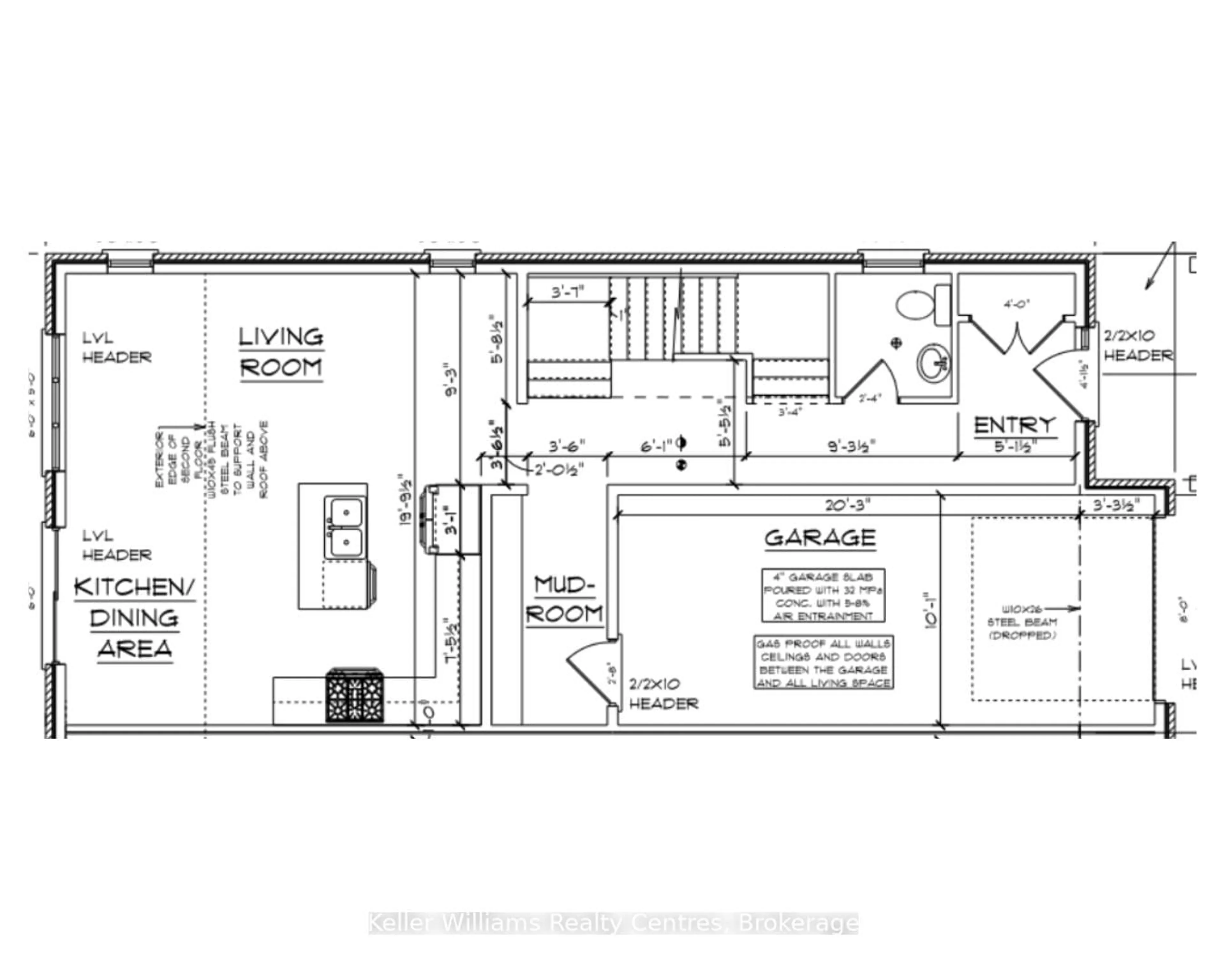 Floor plan for 245 Eccles Ave, West Grey Ontario N0G 1R0