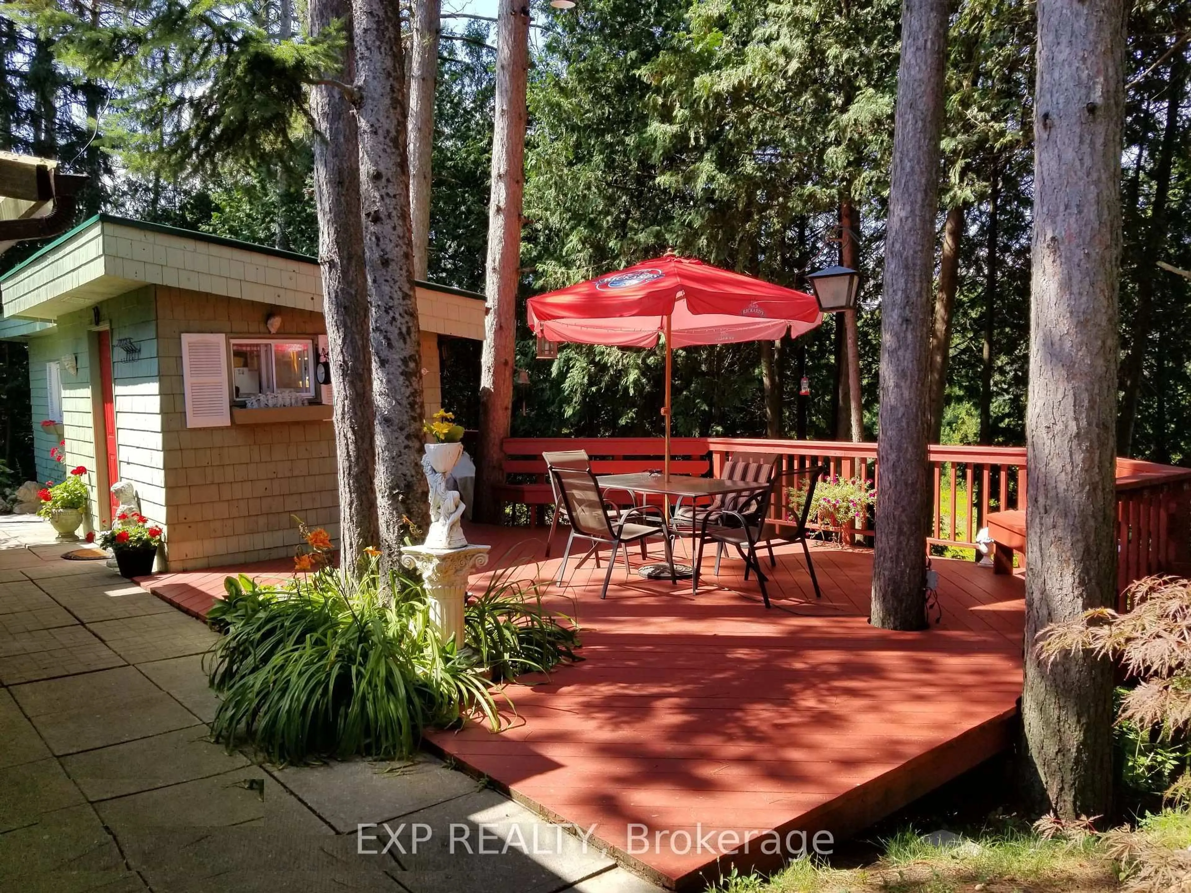A pic from outside/outdoor area/front of a property/back of a property/a pic from drone, forest/trees view for 5693 East Townline Rd, Port Hope Ontario L0A 1J0