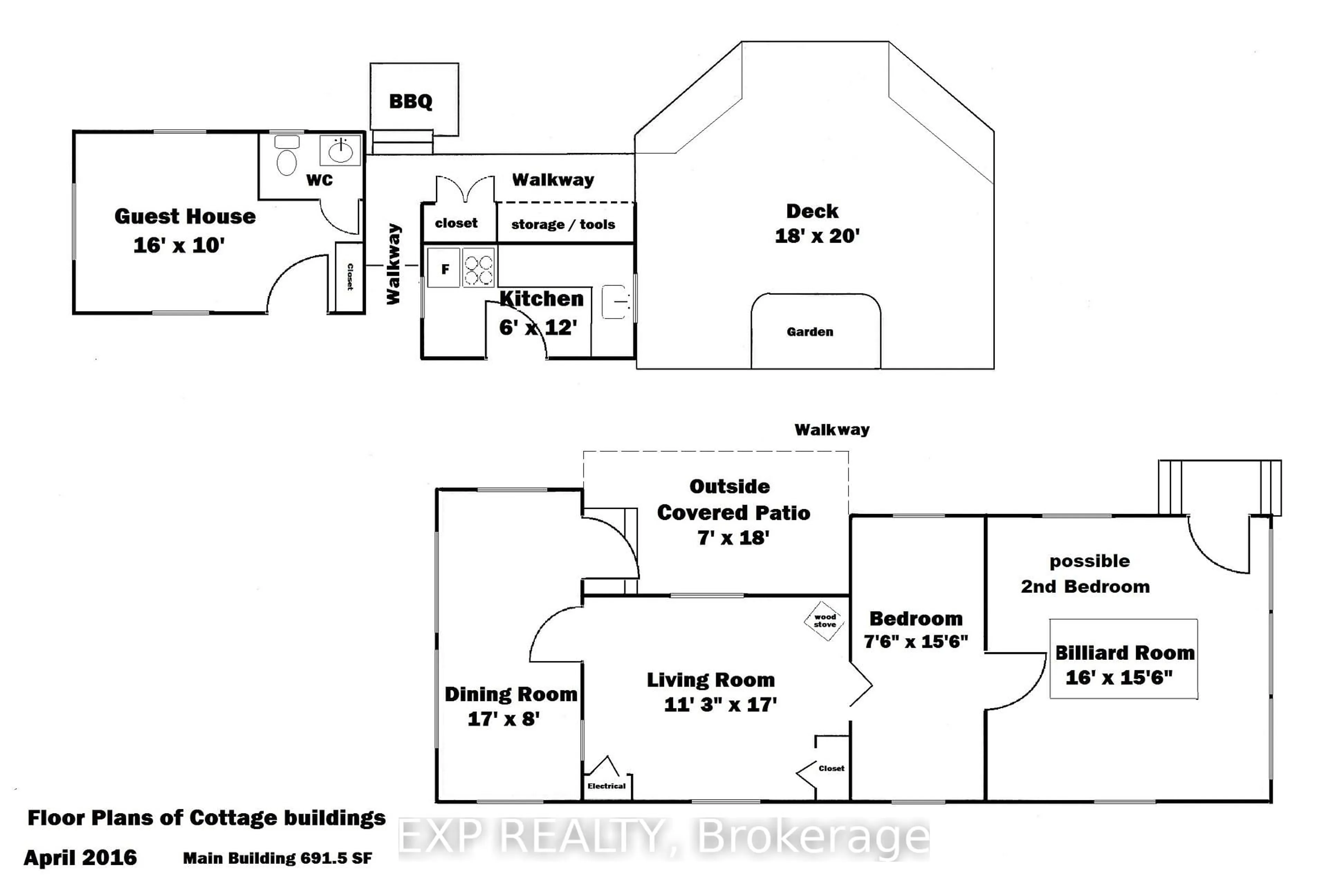 Floor plan for 5693 East Townline Rd, Port Hope Ontario L0A 1J0