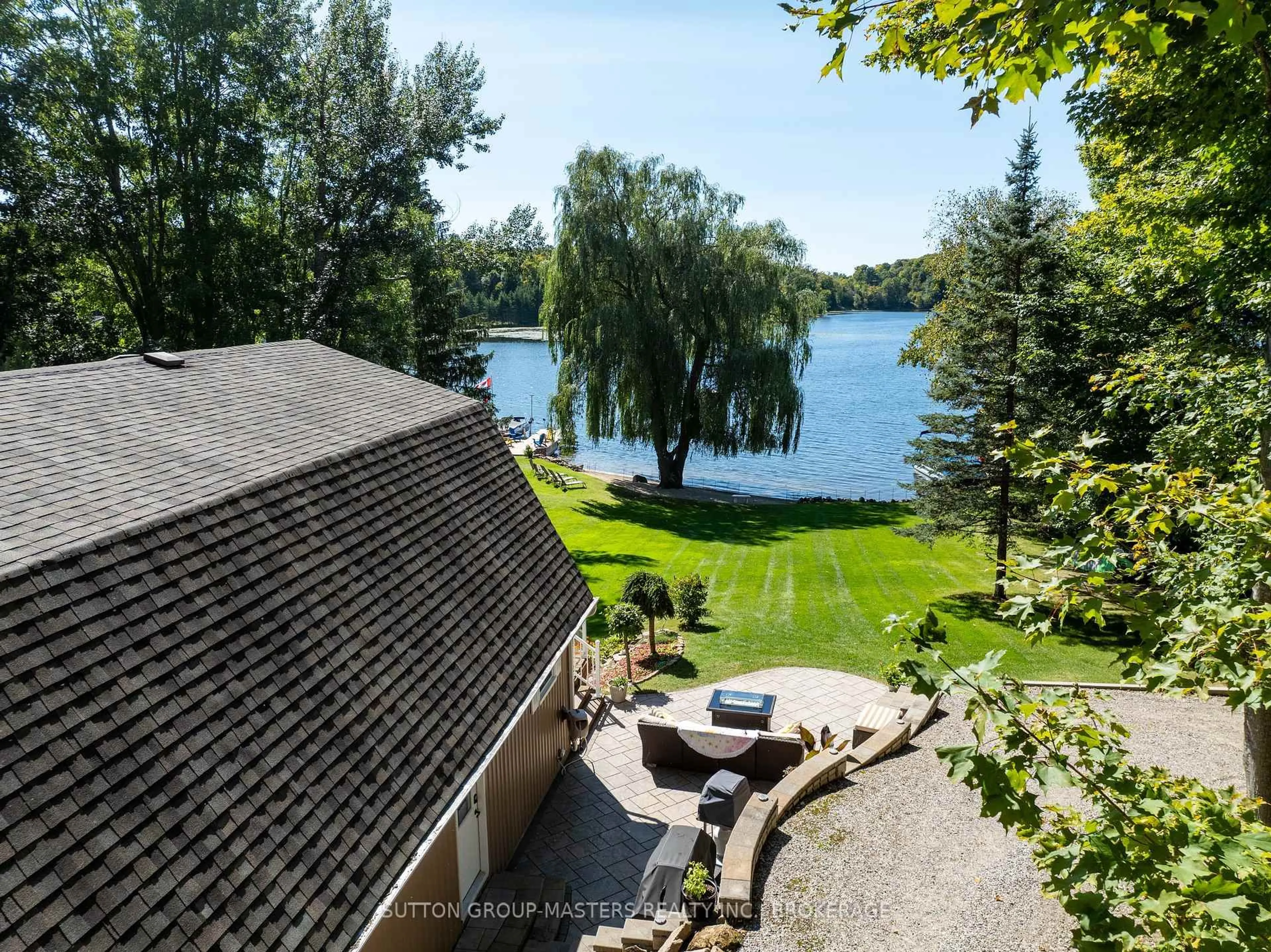 A pic from outside/outdoor area/front of a property/back of a property/a pic from drone, water/lake/river/ocean view for 802 Maple Rock Lane, Front of Leeds & Seeleys Bay Ontario K0E 1N0