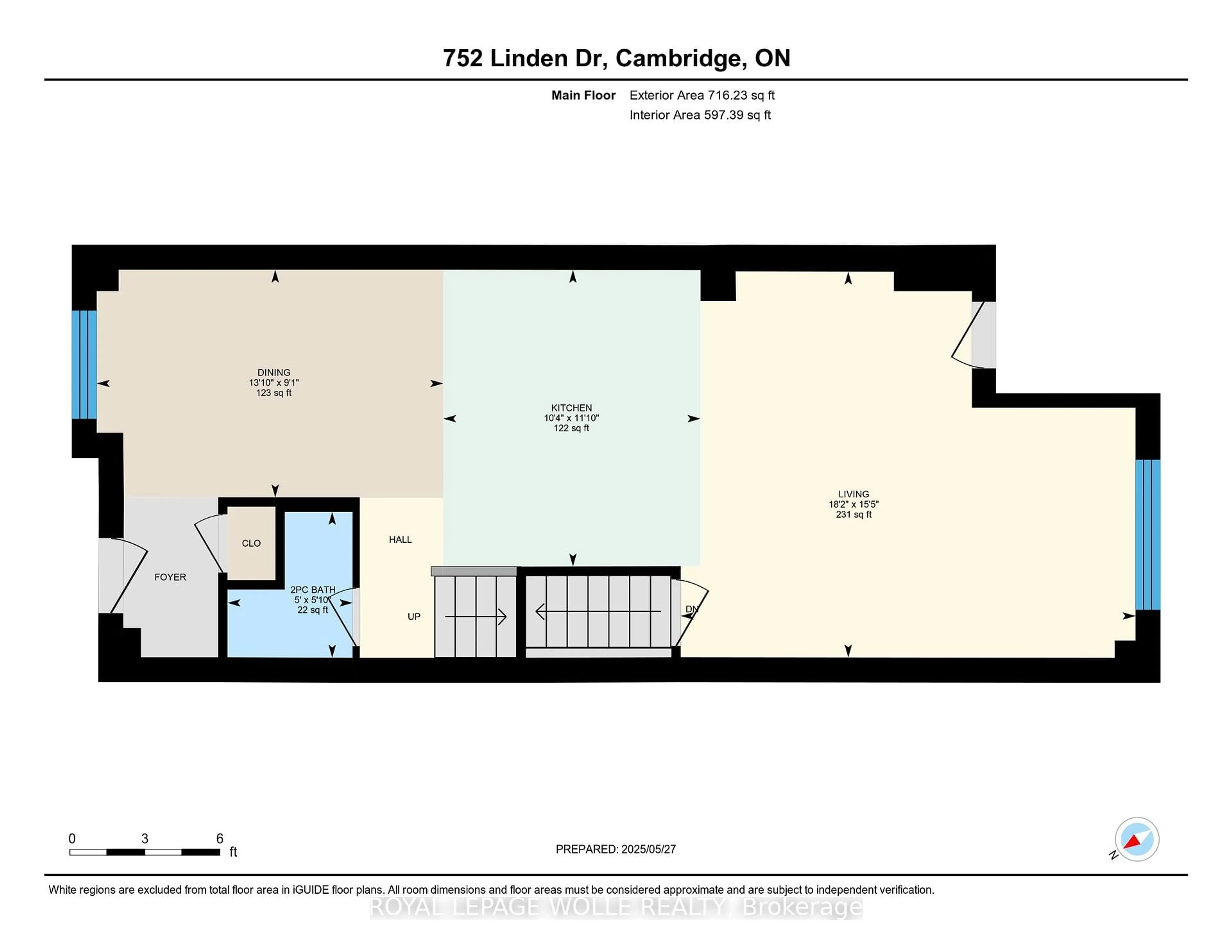 Floor plan for 752 Linden Dr, Cambridge Ontario N3H 0E3