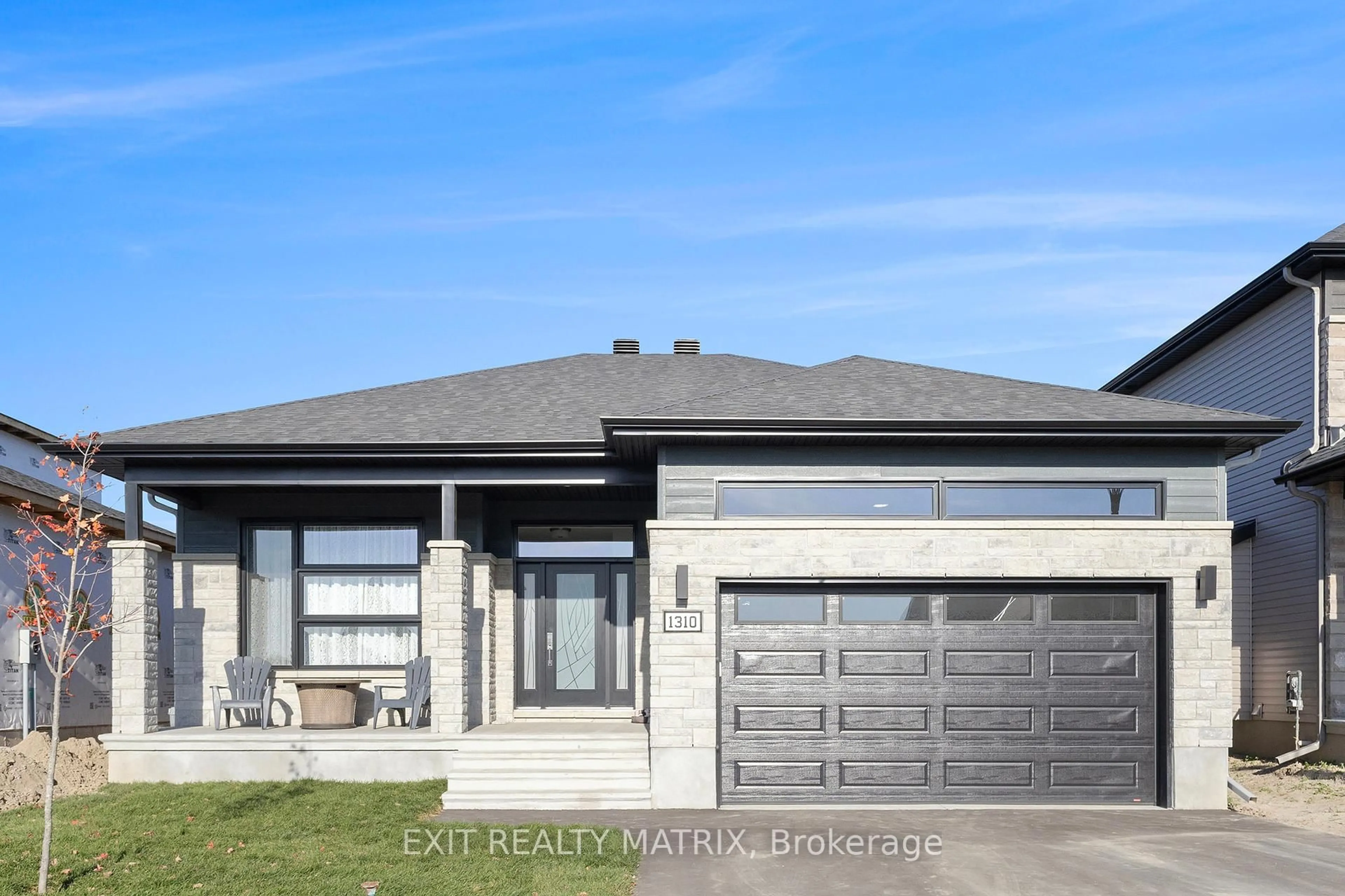 Home with vinyl exterior material, street for 1310 Fribourg St, Russell Ontario K0A 1W0