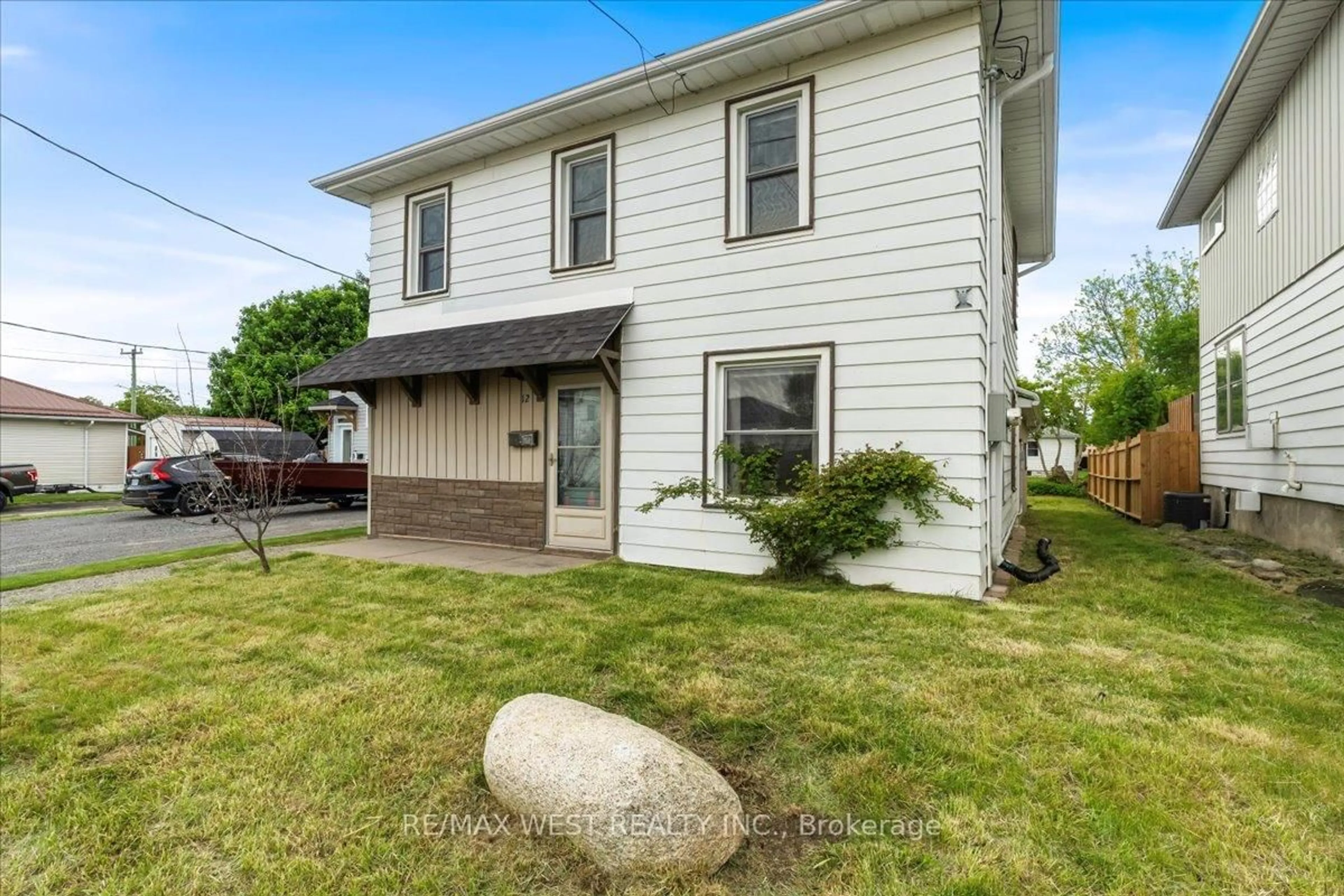 Home with vinyl exterior material, street for 12 Mccann St, Quinte West Ontario K8V 1W1