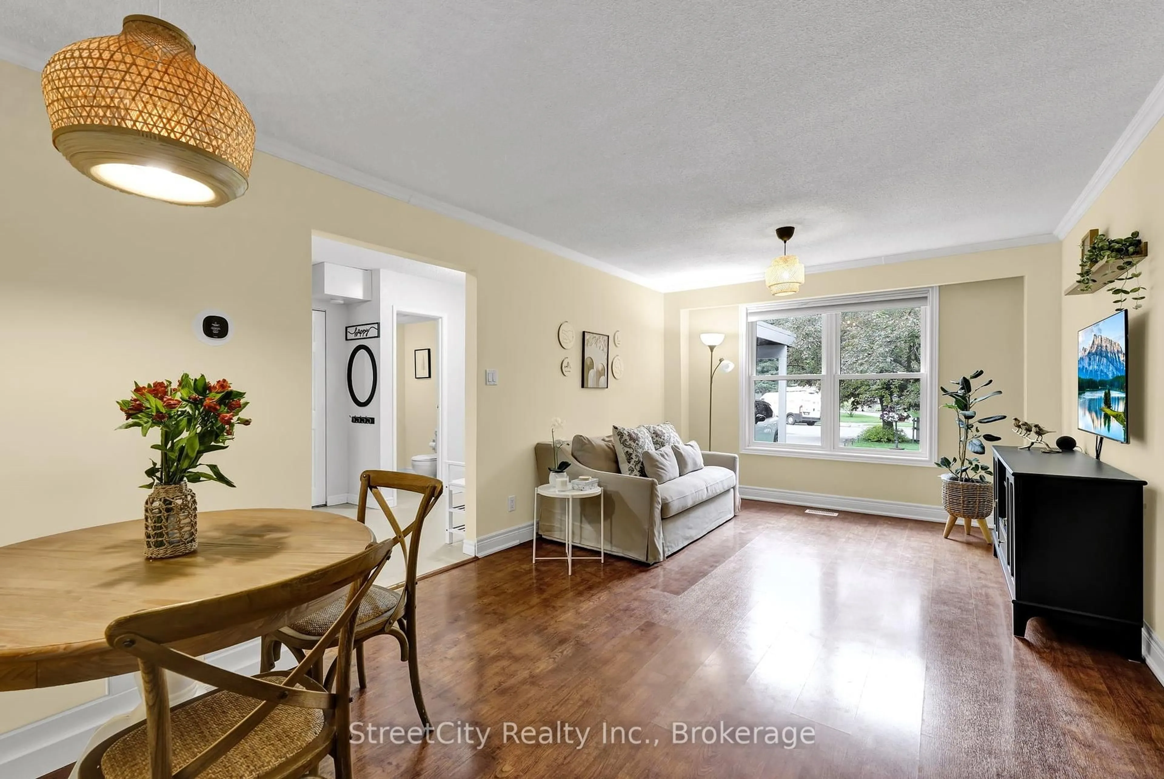 Living room with furniture, unknown for 35 Babb Cres, Stratford Ontario N5A 6Z8