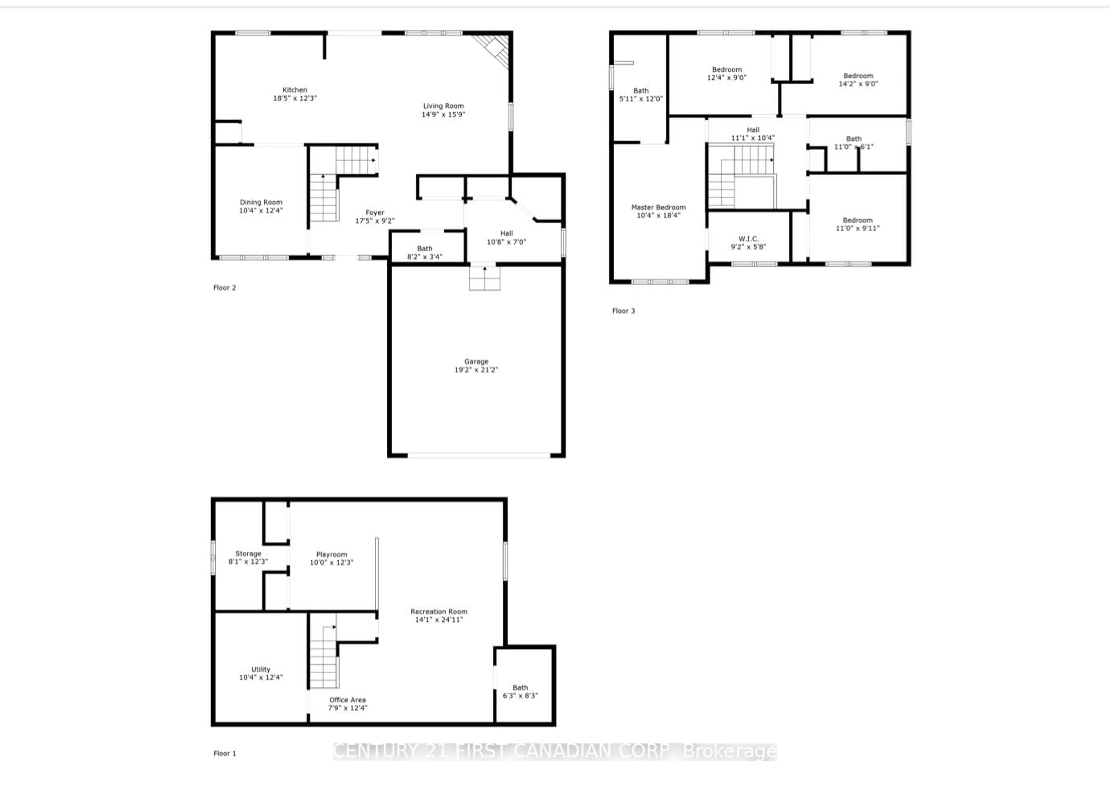 Floor plan for 165 Watson St, Lucan Biddulph Ontario N0M 2J0