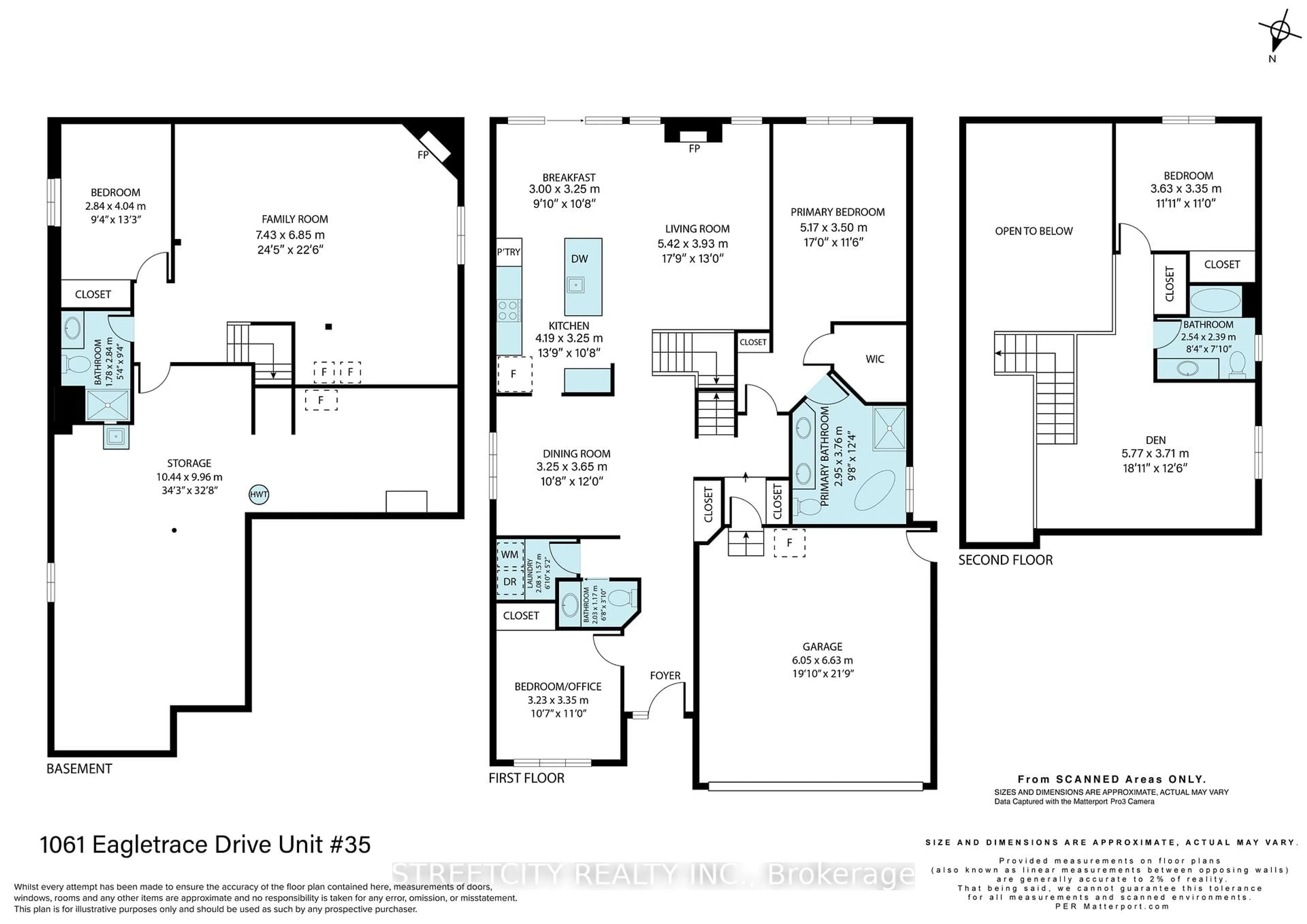 Floor plan for 1061 Eagletrace Dr #35, London North Ontario N6G 0T3