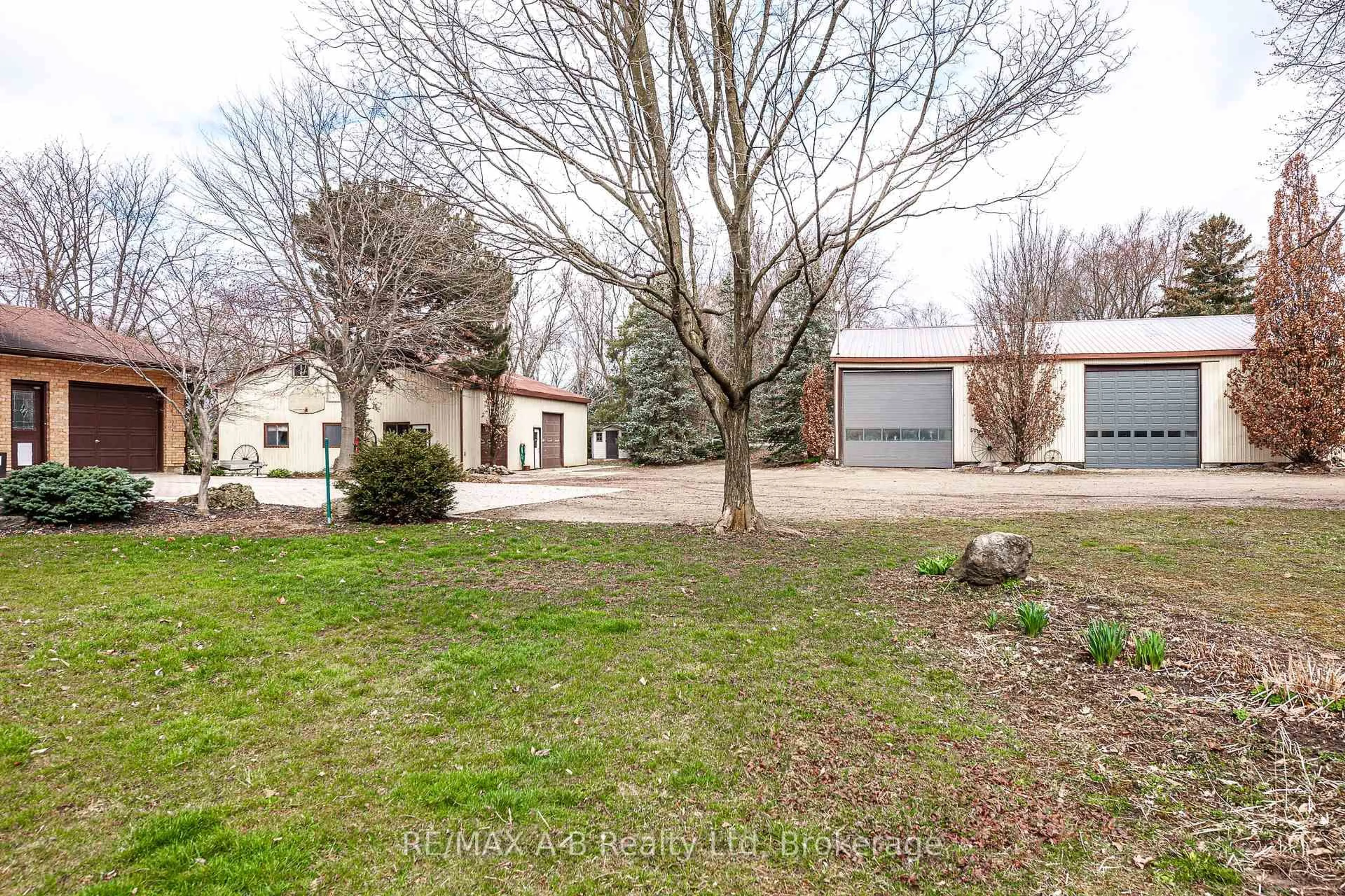 A pic from outside/outdoor area/front of a property/back of a property/a pic from drone, street for 882984 RD 88, Zorra Ontario N0M 2M0