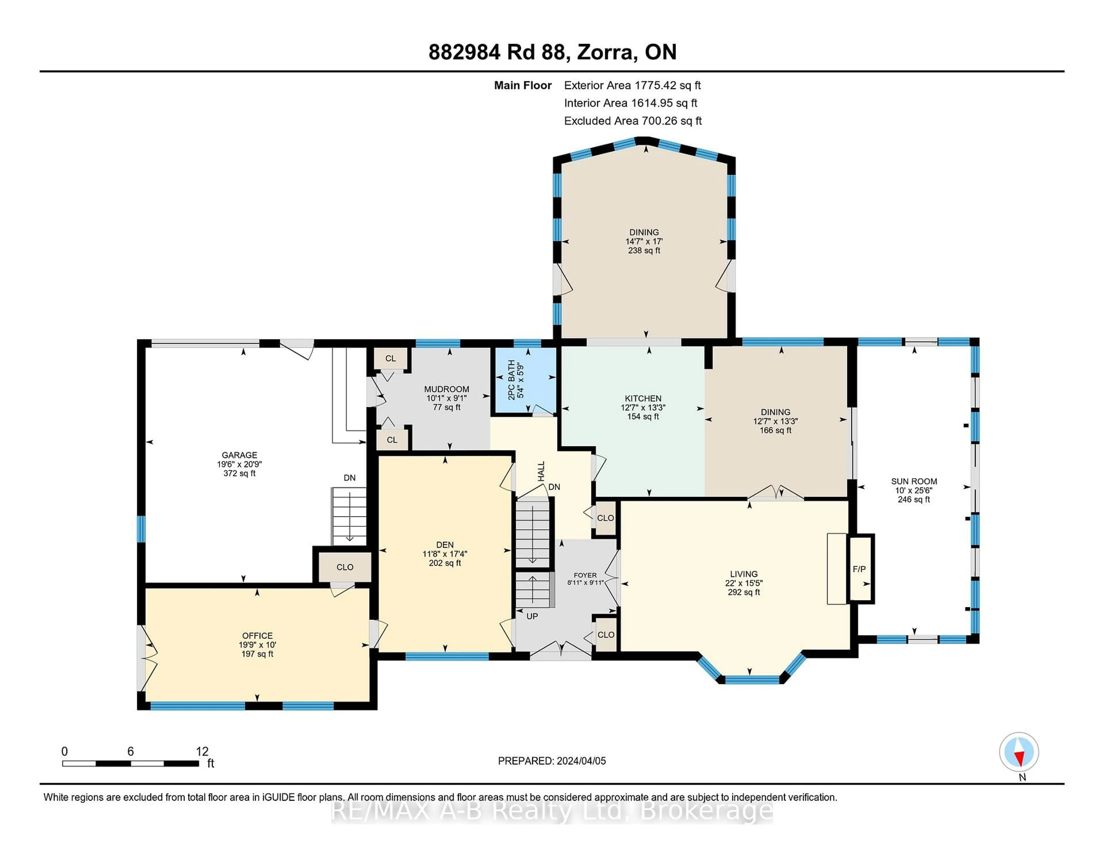 Floor plan for 882984 RD 88, Zorra Ontario N0M 2M0