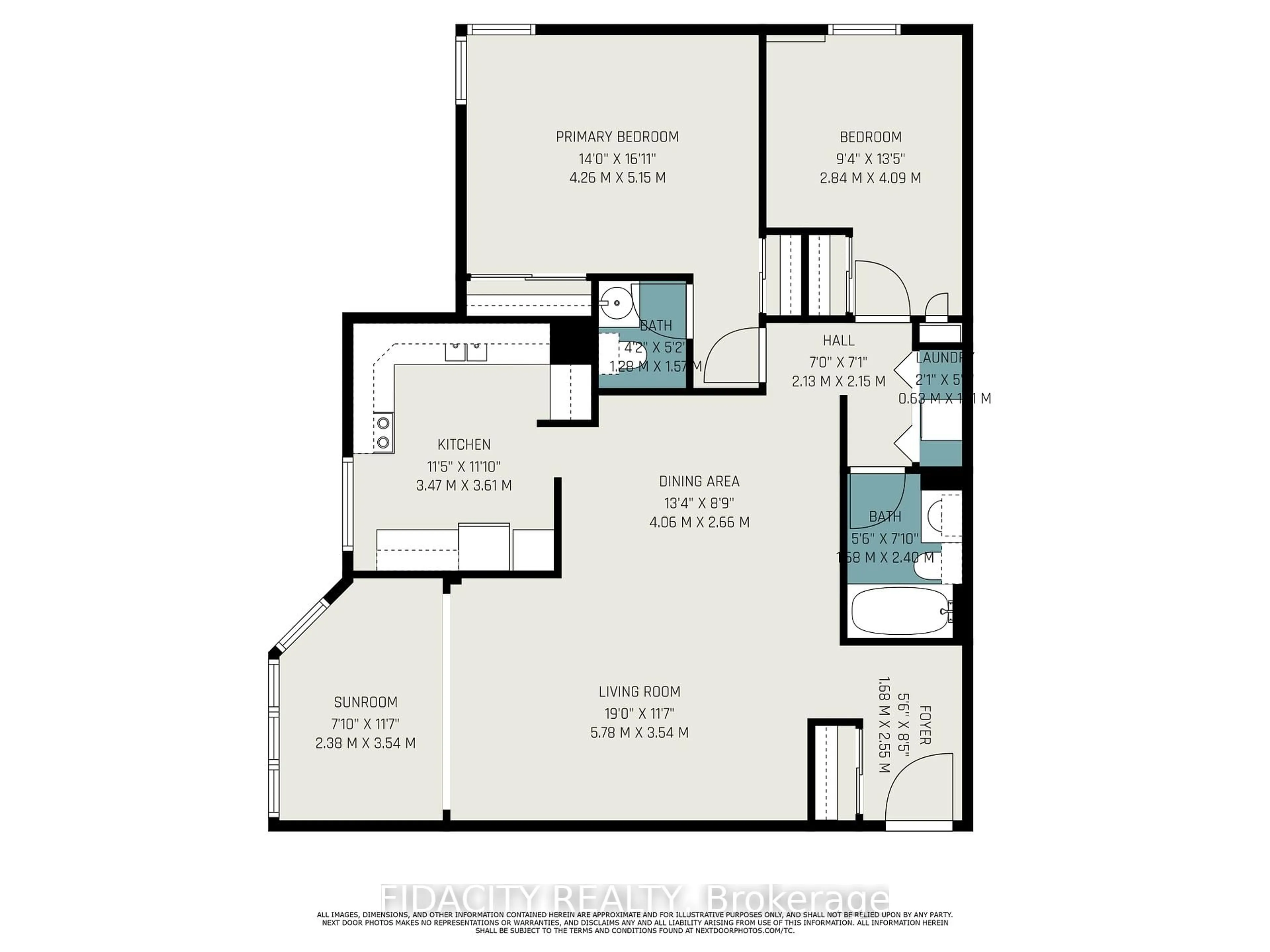 Floor plan for 960 Teron Rd #205, Ottawa Ontario K2K 2B6