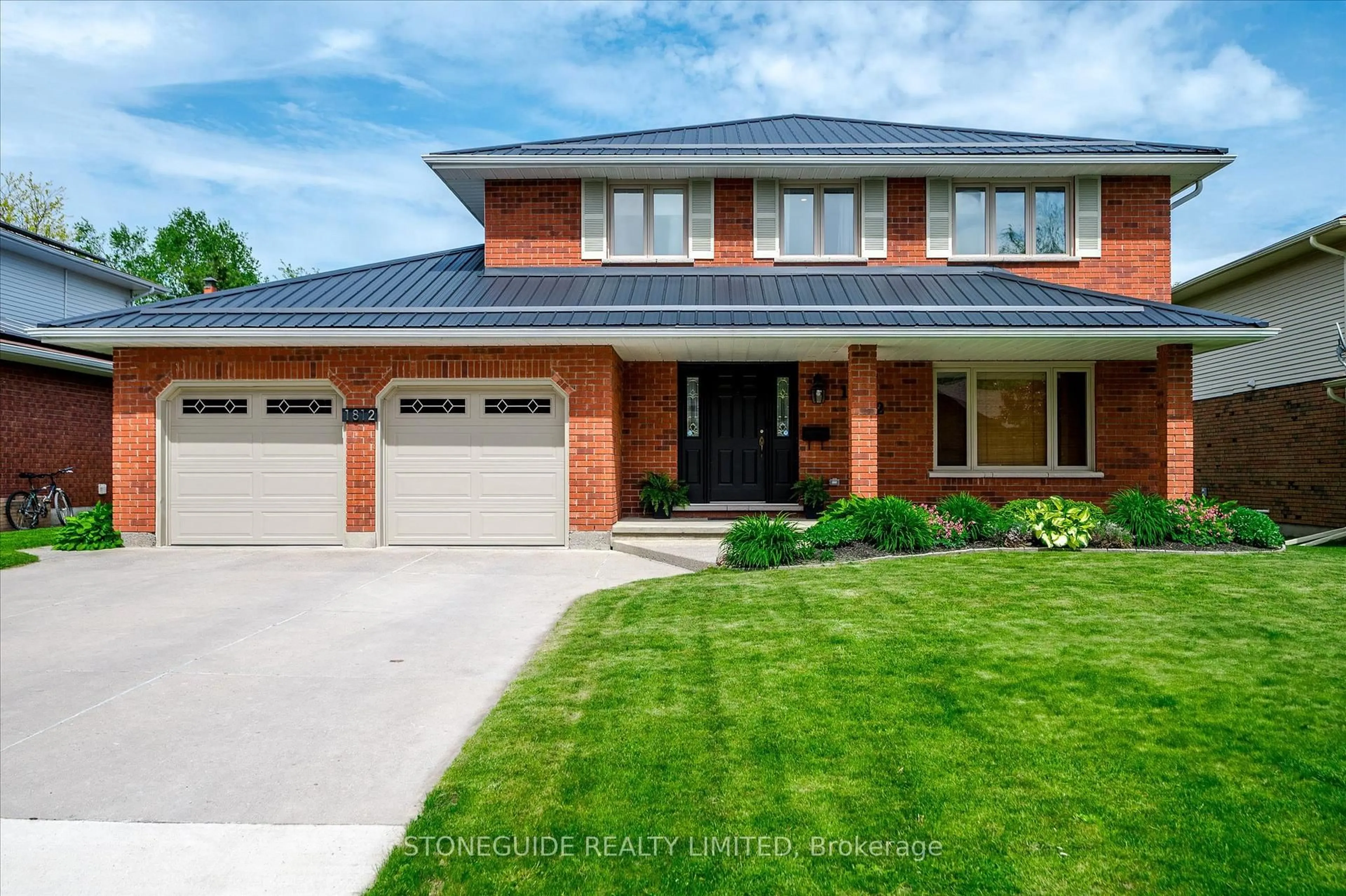 Home with brick exterior material, street for 1812 Parkwood Circ, Peterborough Ontario K9J 8C2