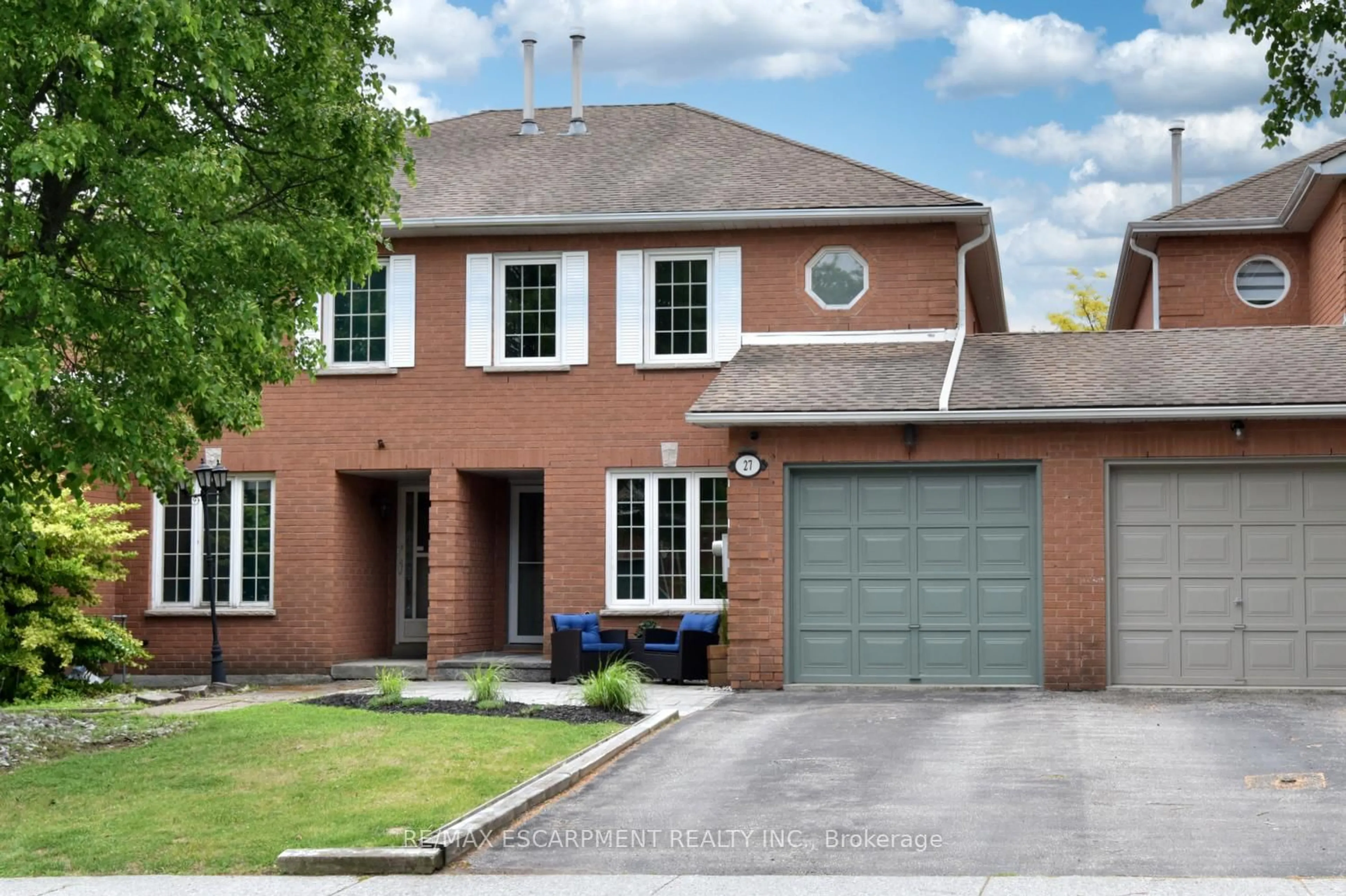 Home with brick exterior material, street for 27 Pirie Dr, Hamilton Ontario L9H 6X5