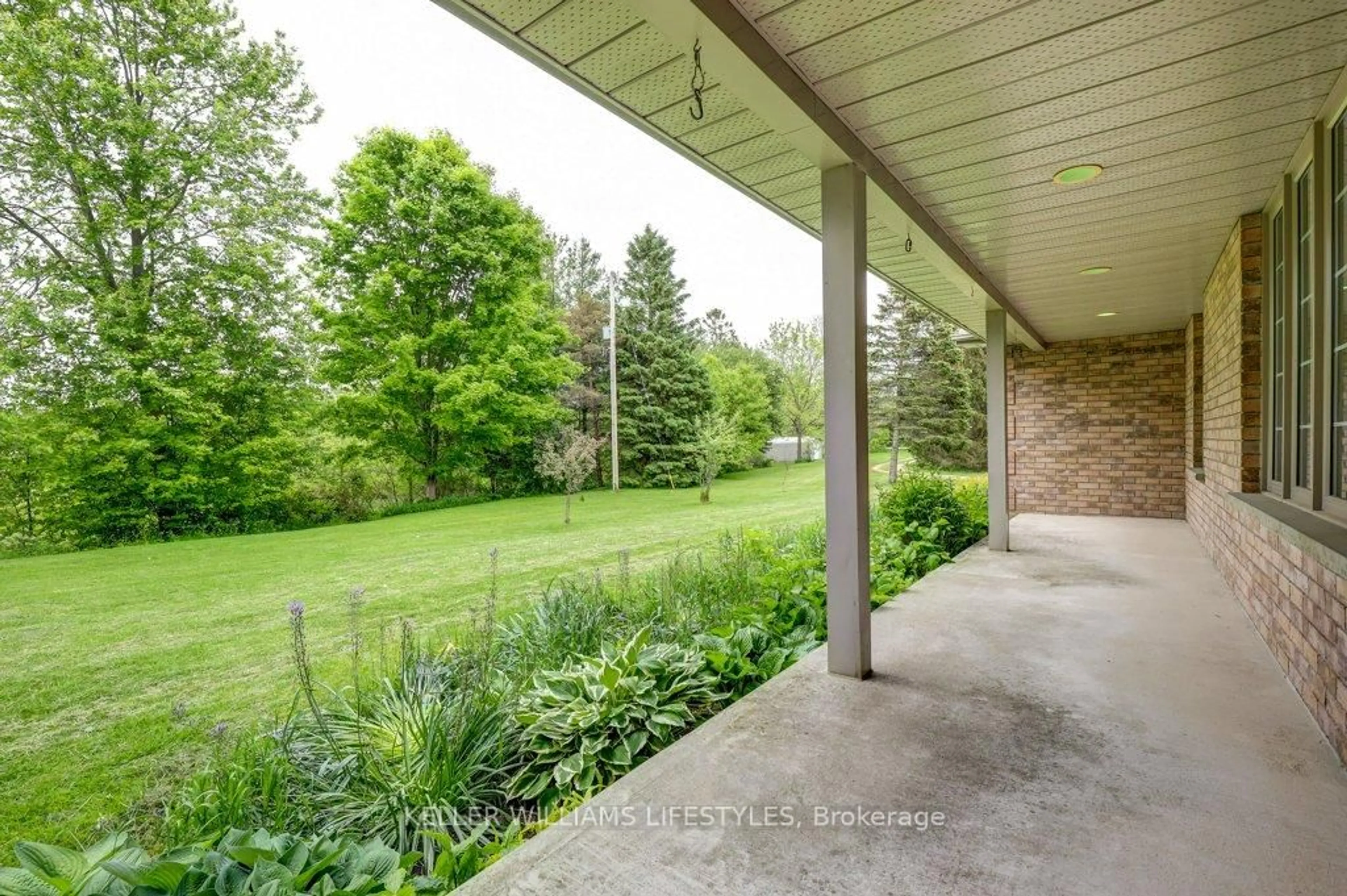 Patio, forest/trees view for 24317 Coldstream Rd, Middlesex Centre Ontario N0M 2A0