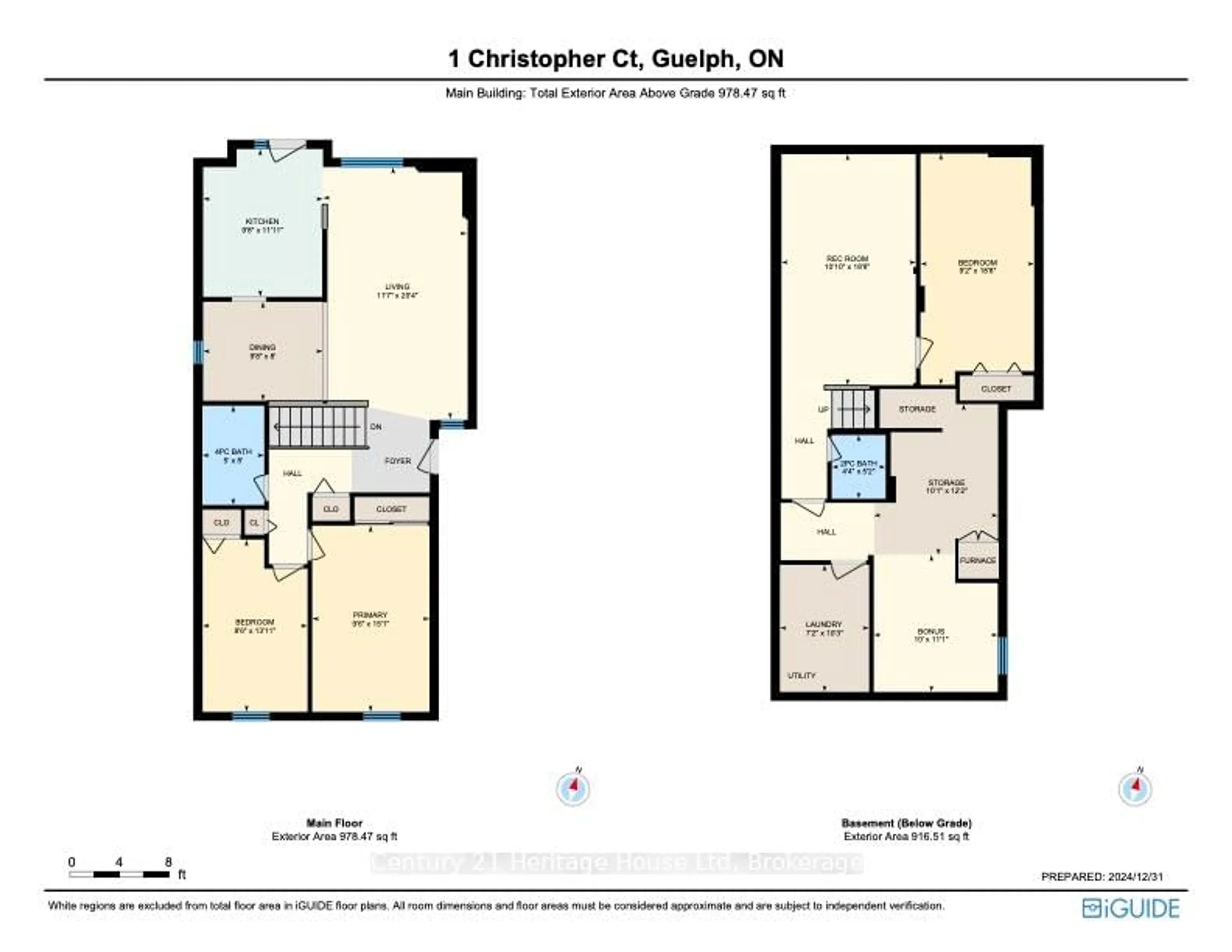 Floor plan for 1 Christopher Crt, Guelph Ontario N1G 4A1