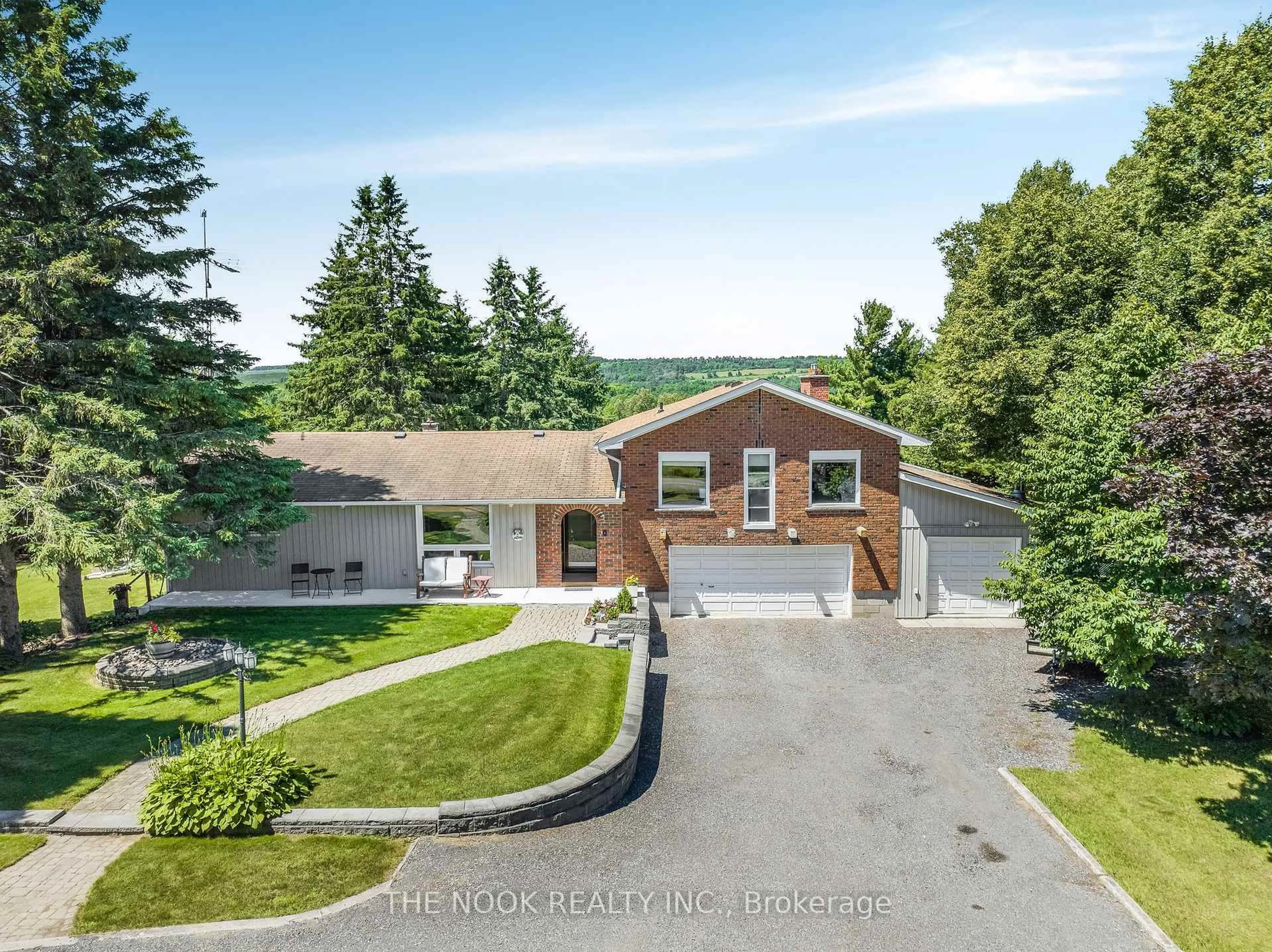 A pic from outside/outdoor area/front of a property/back of a property/a pic from drone, mountain view for 201 Ski Hill Rd, Kawartha Lakes Ontario L0A 1A0