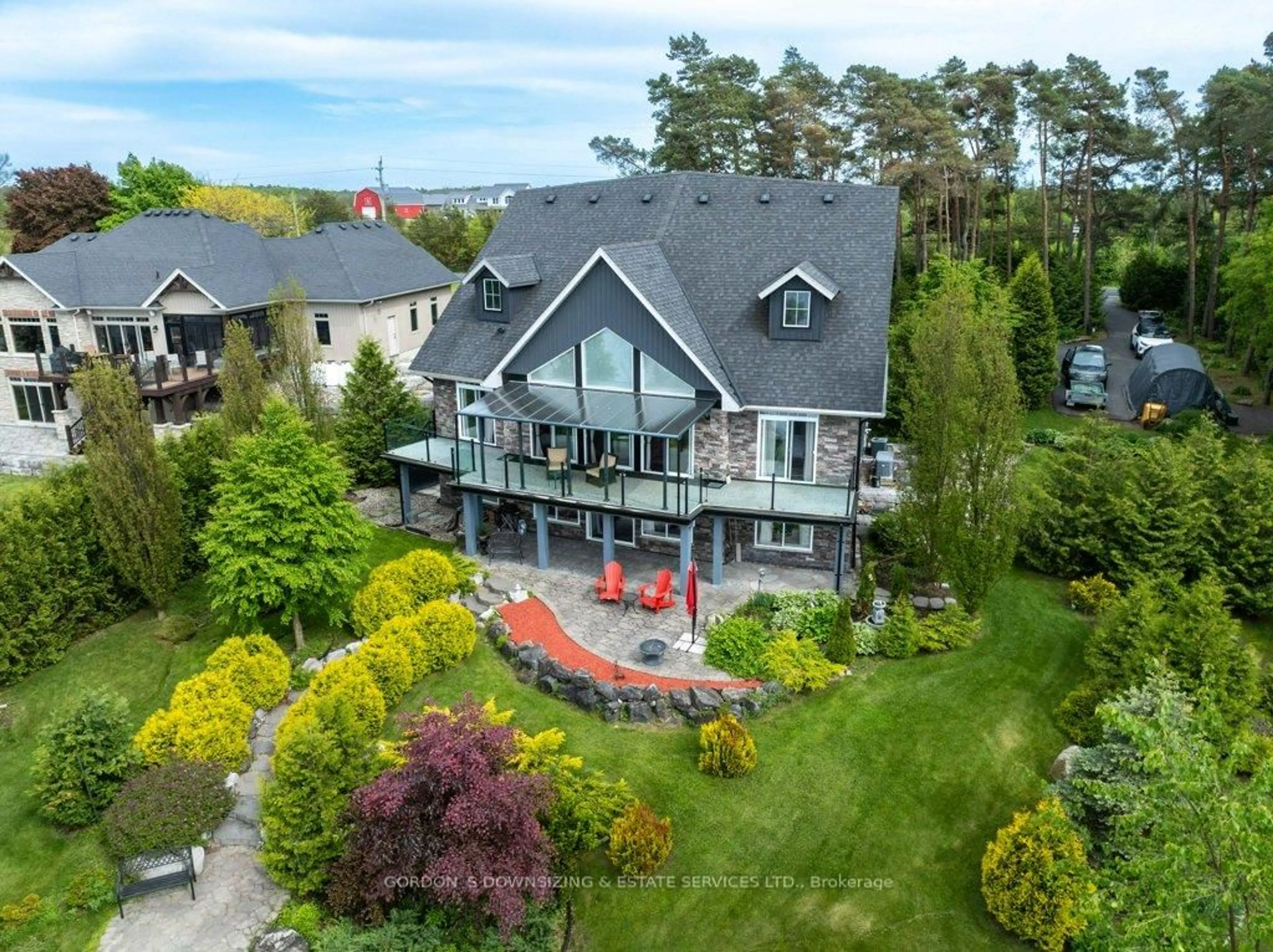A pic from outside/outdoor area/front of a property/back of a property/a pic from drone, unknown for 3592 County 3 Rd, Prince Edward County Ontario K0K 1L0