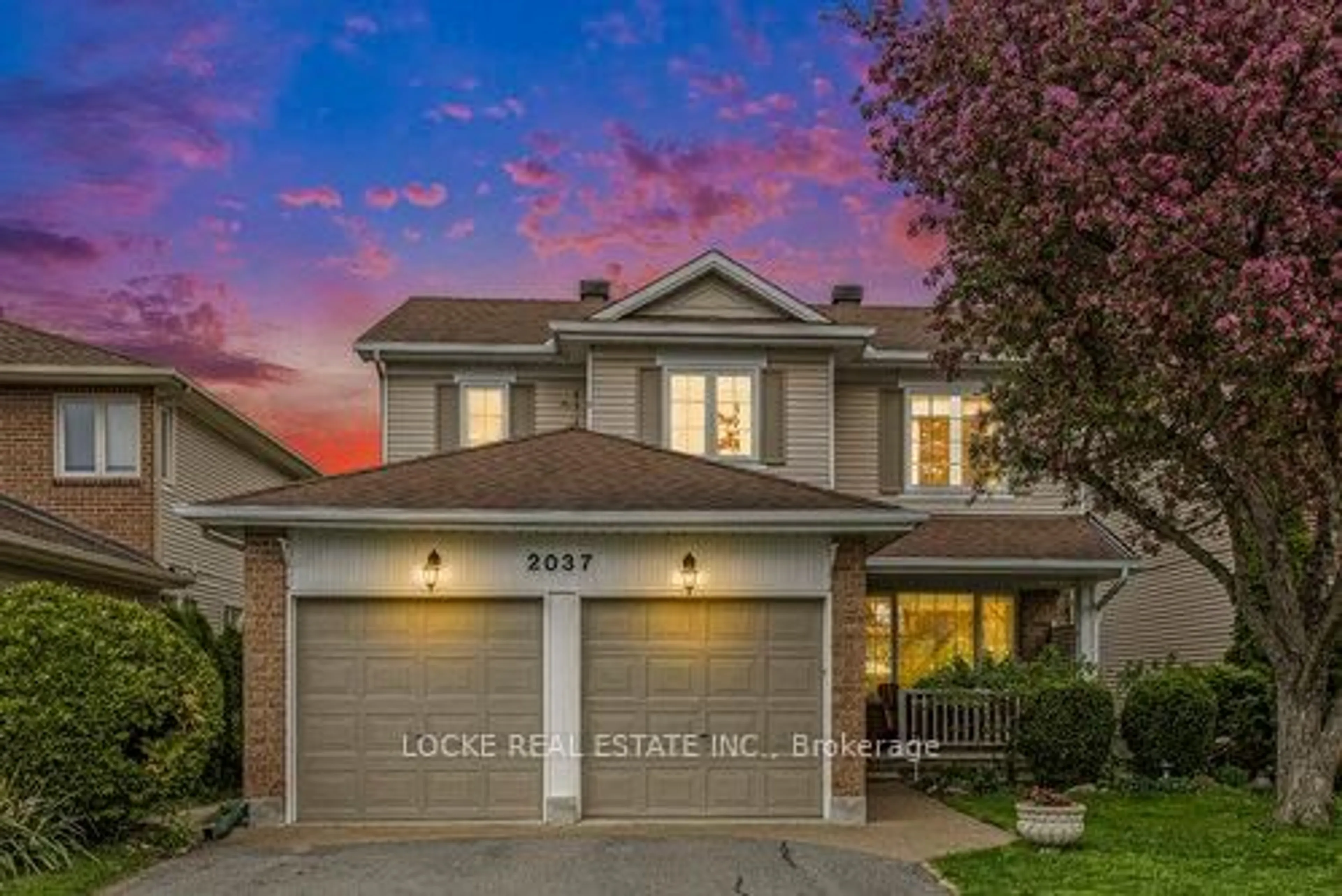 Home with brick exterior material, street for 2037 Rolling Brook Dr, Ottawa Ontario K1W 1C9