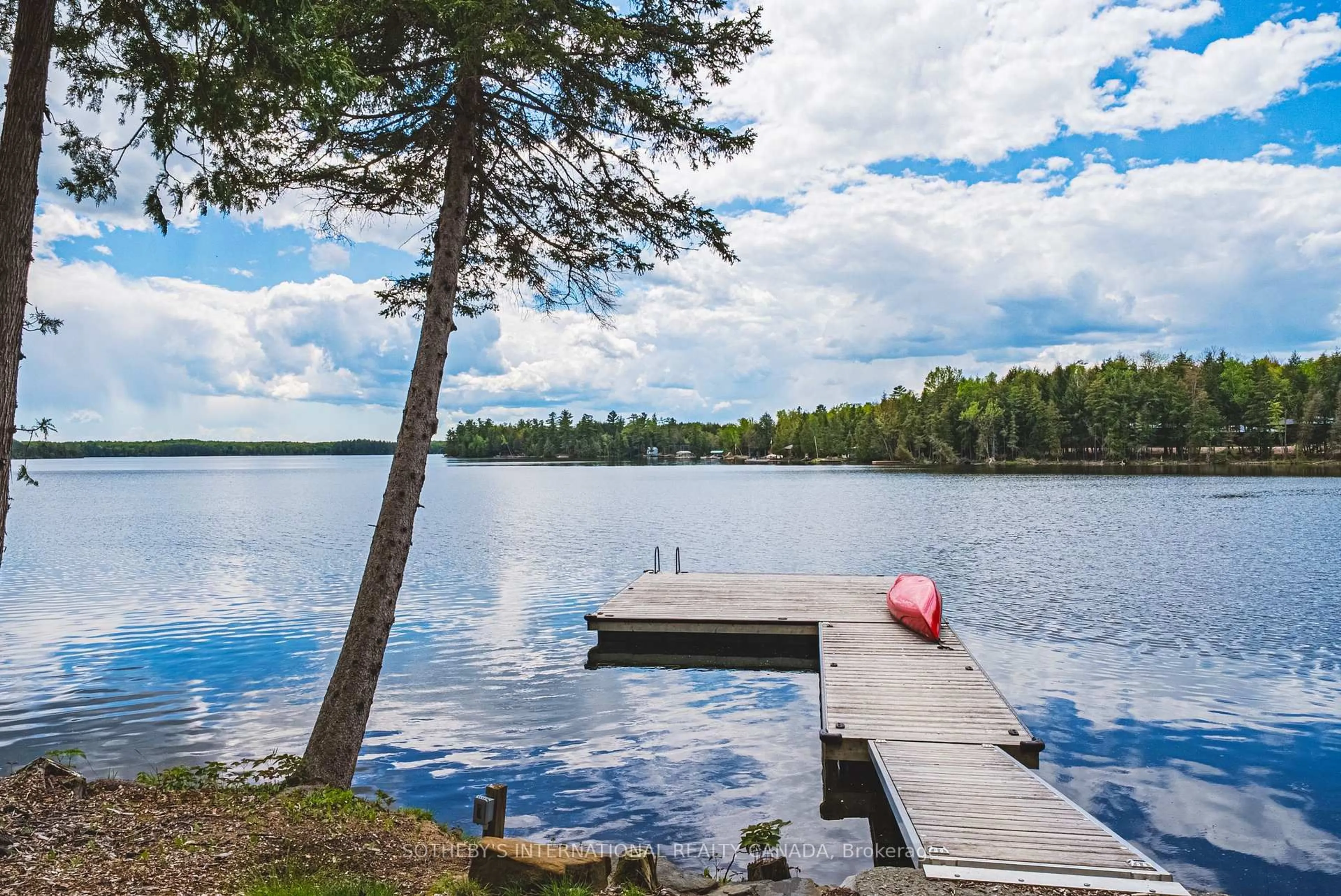 Patio, water/lake/river/ocean view for 21 Luke Lane, North Kawartha Ontario K0L 1A0