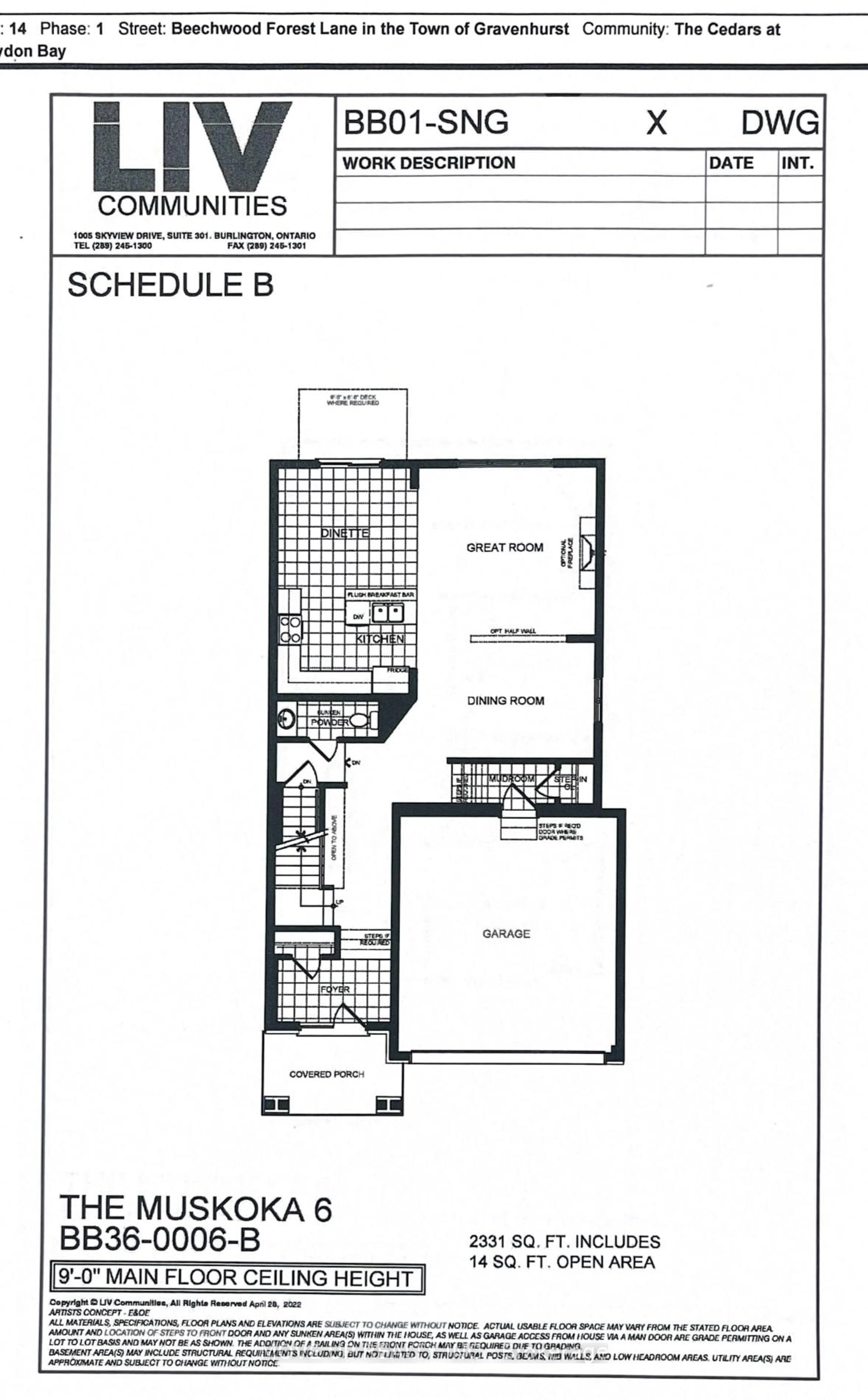 Floor plan for 365 Beechwood Forest Lane, Gravenhurst Ontario P1P 0H8
