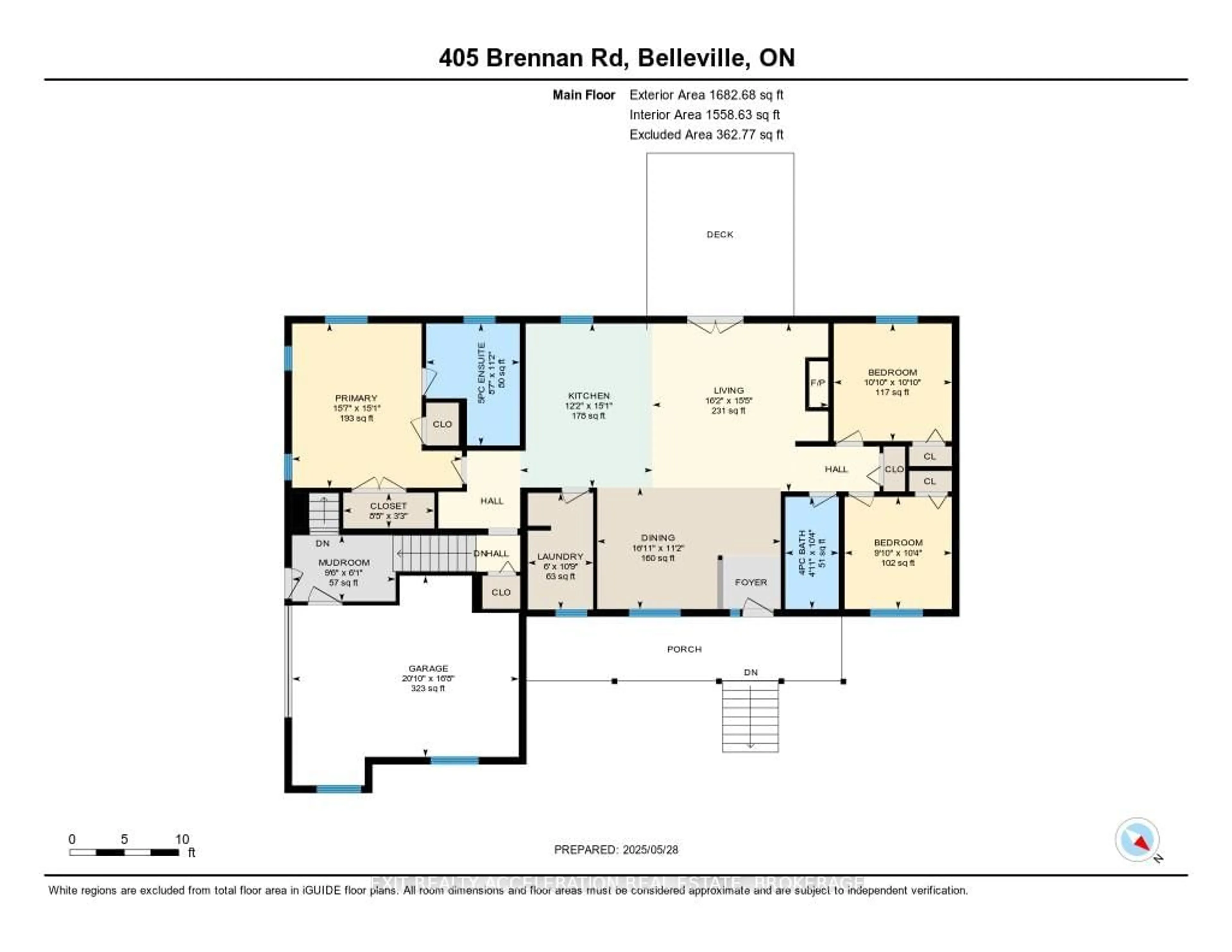 Floor plan for 405 Brennan Rd, Belleville Ontario K8N 4Z6