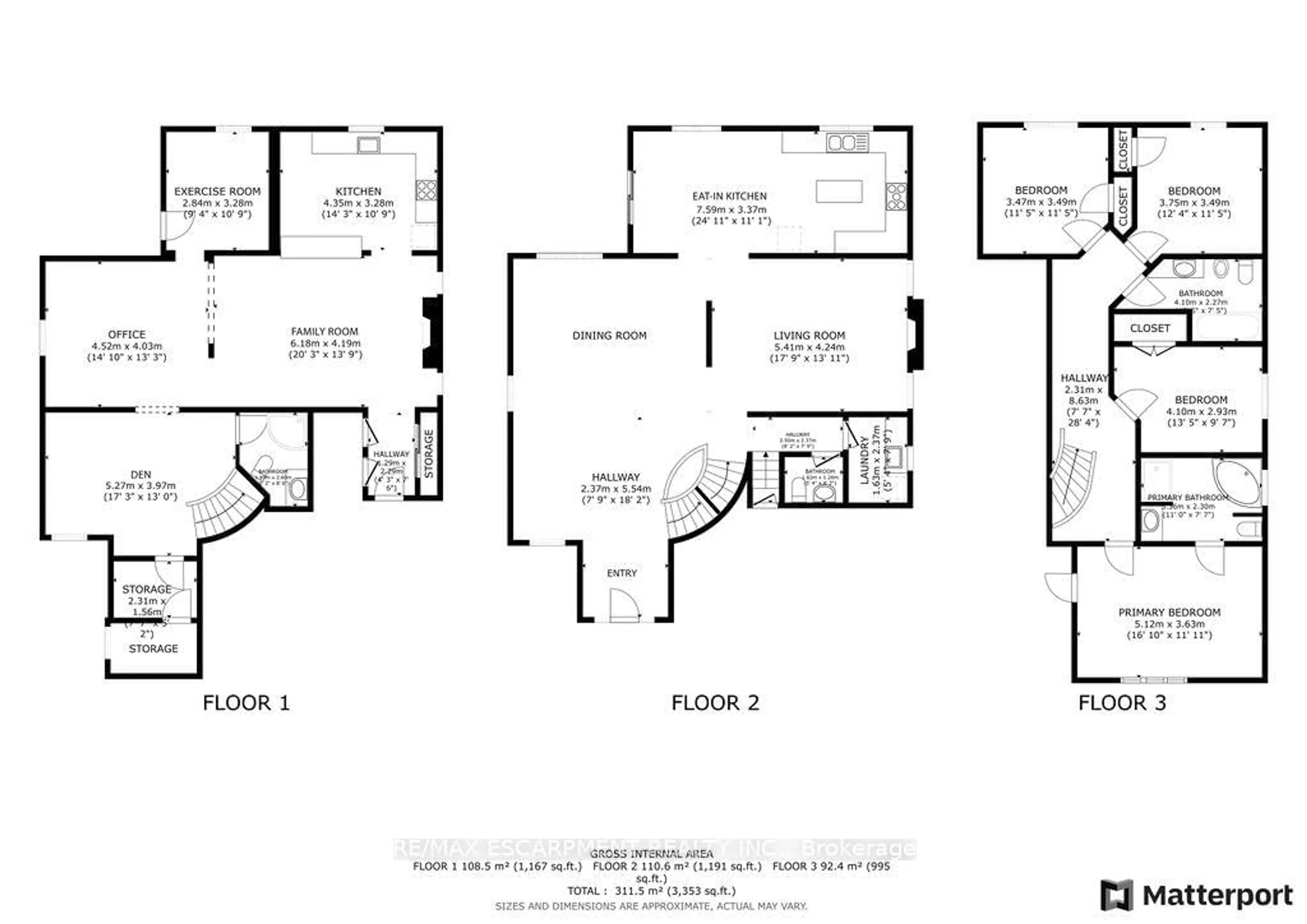 Floor plan for 10 Shadeland Cres, Hamilton Ontario L8G 4Y5