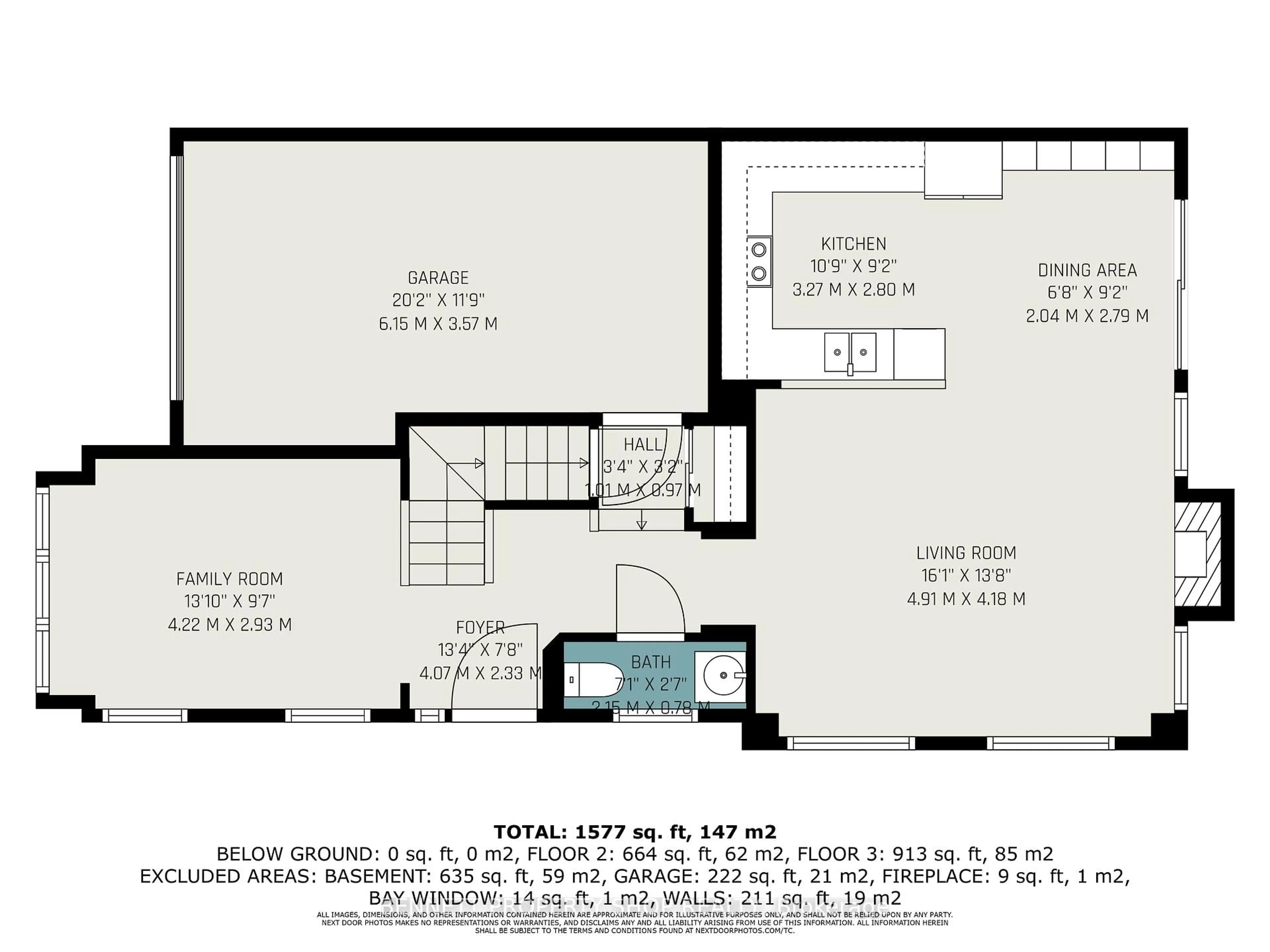 Floor plan for 201 Cayman Rd, Stittsville Ontario K2S 0N9