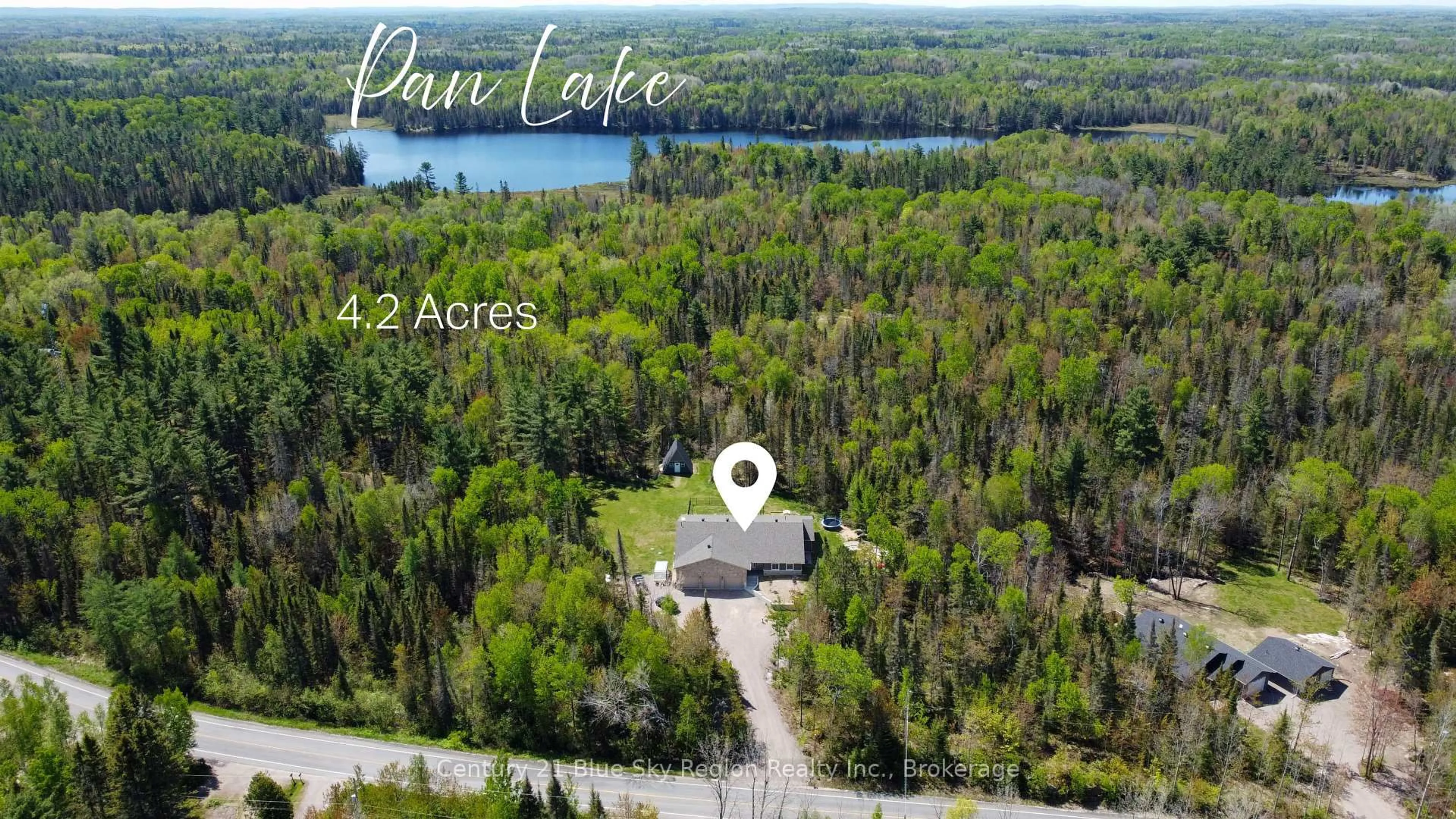 A pic from outside/outdoor area/front of a property/back of a property/a pic from drone, water/lake/river/ocean view for 858 Macpherson Dr, East Ferris Ontario P0H 1K0