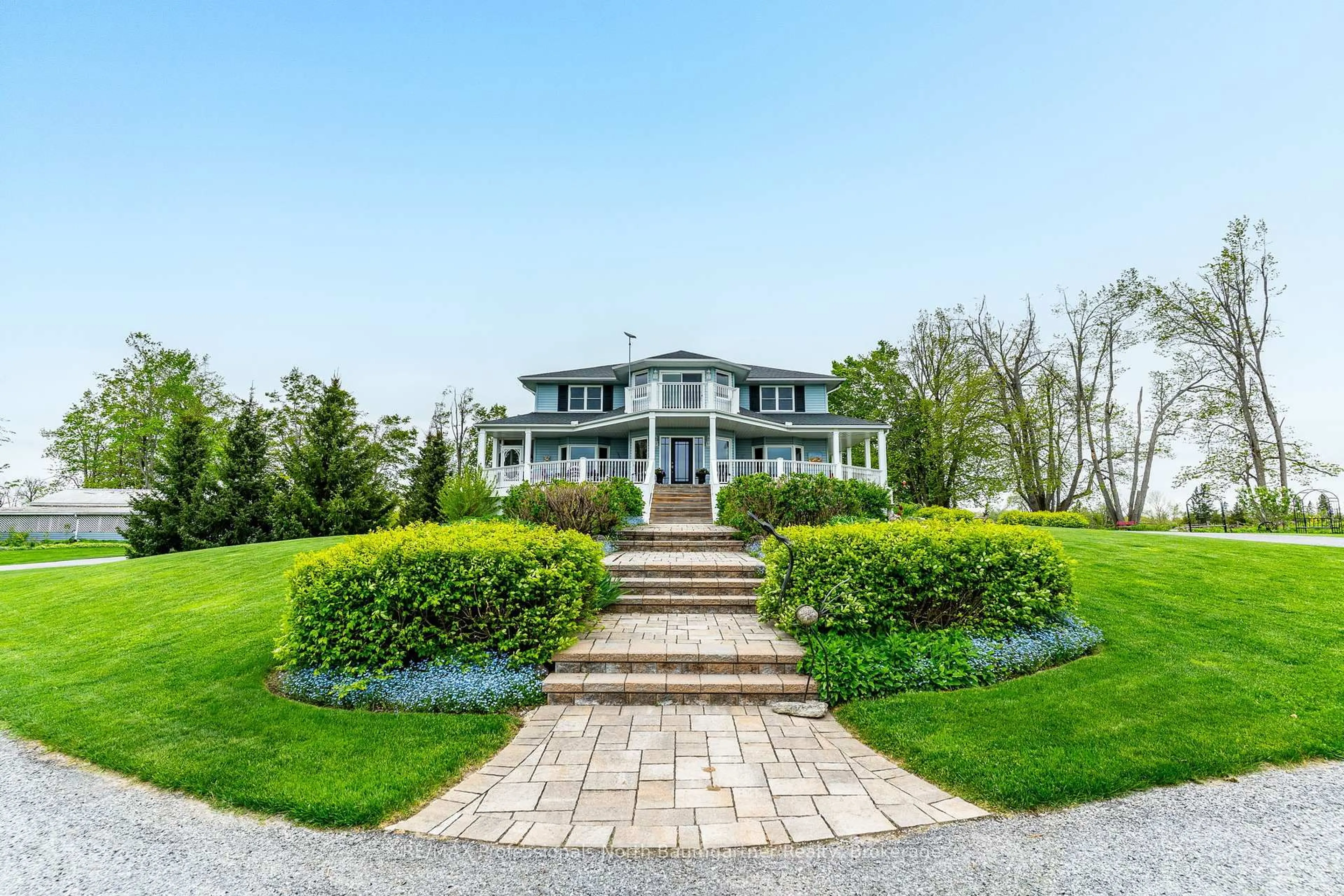 A pic from outside/outdoor area/front of a property/back of a property/a pic from drone, unknown for 451 Fairbairn Rd, Kawartha Lakes Ontario K0M 1A0