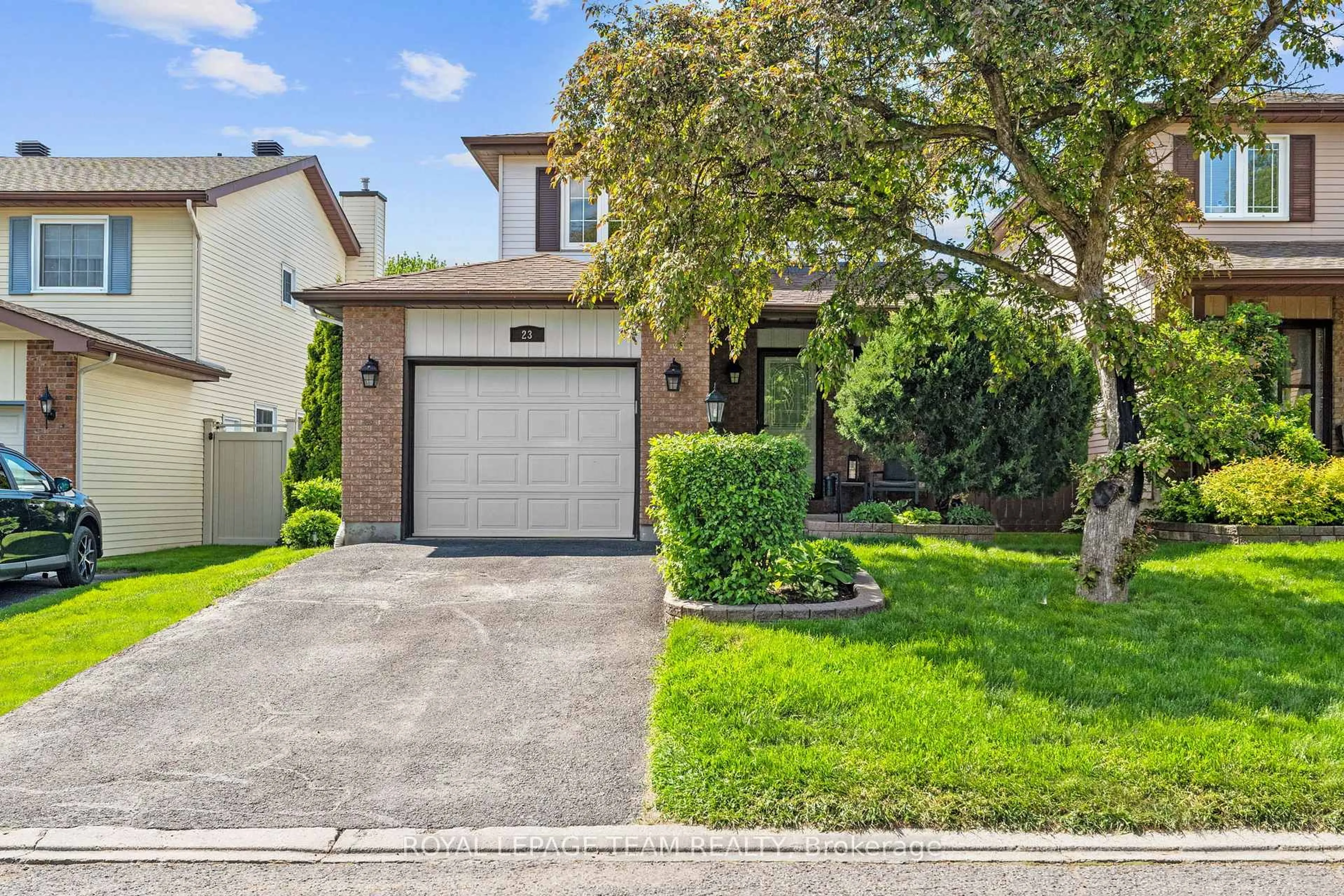 Home with brick exterior material, street for 23 Glacier St, Ottawa Ontario K2J 2M7