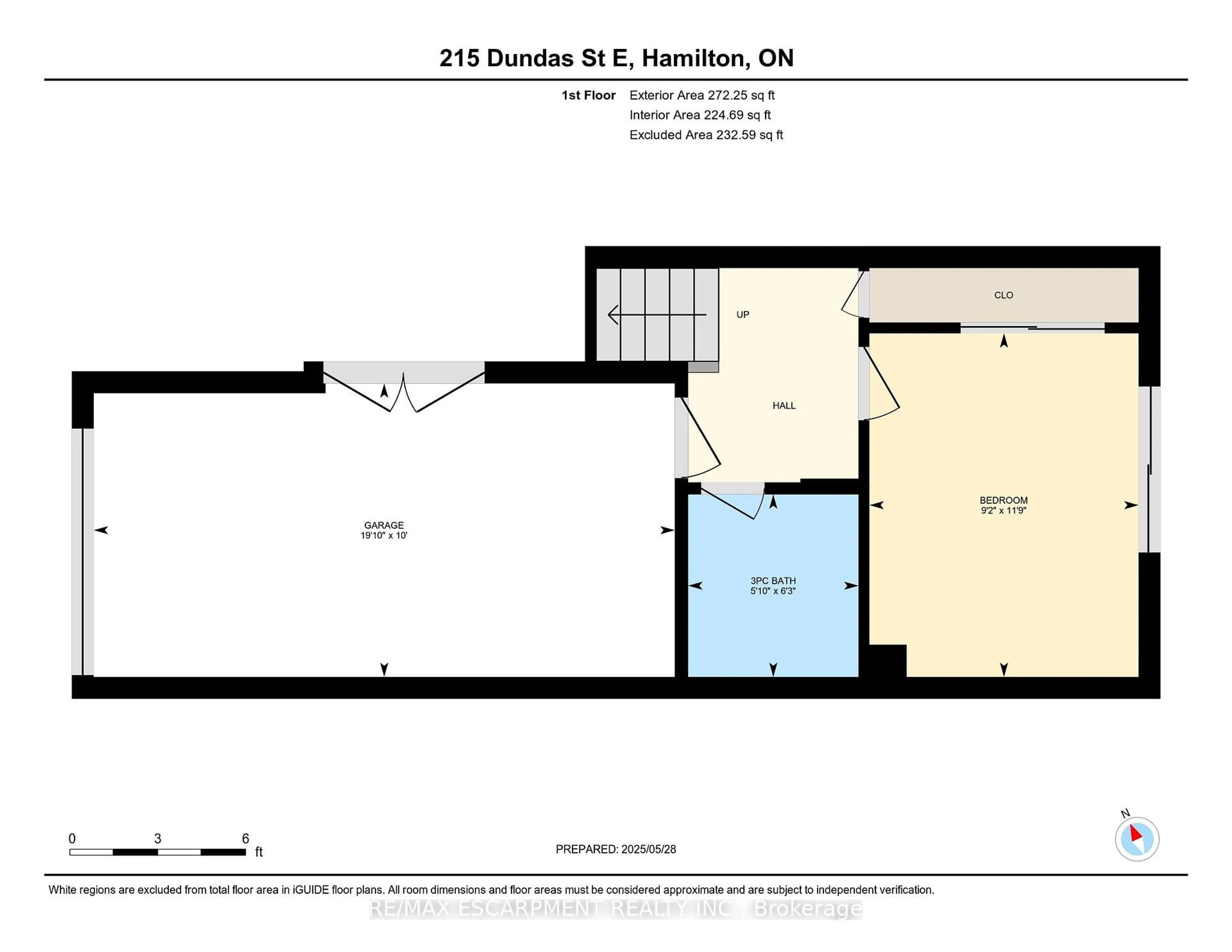 Floor plan for 215 Dundas St #53, Hamilton Ontario L8B 0X1