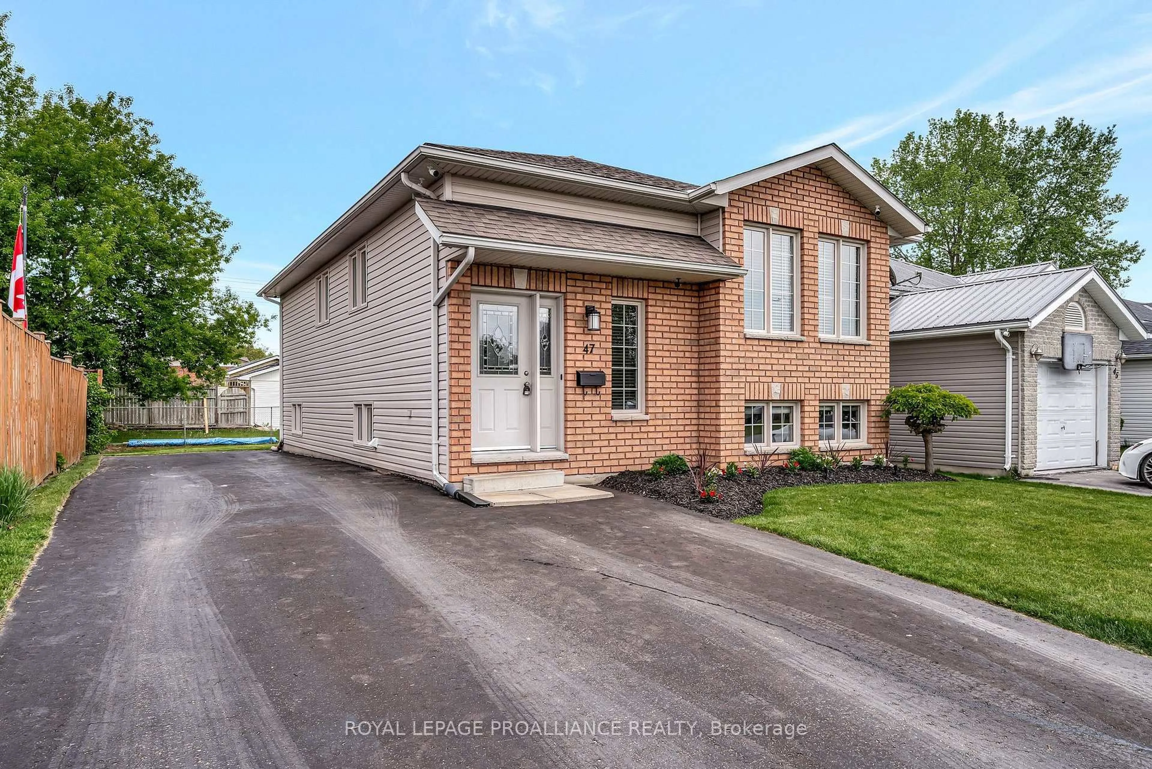 Home with brick exterior material, street for 47 Liddle Lane, Belleville Ontario K8N 5Y3