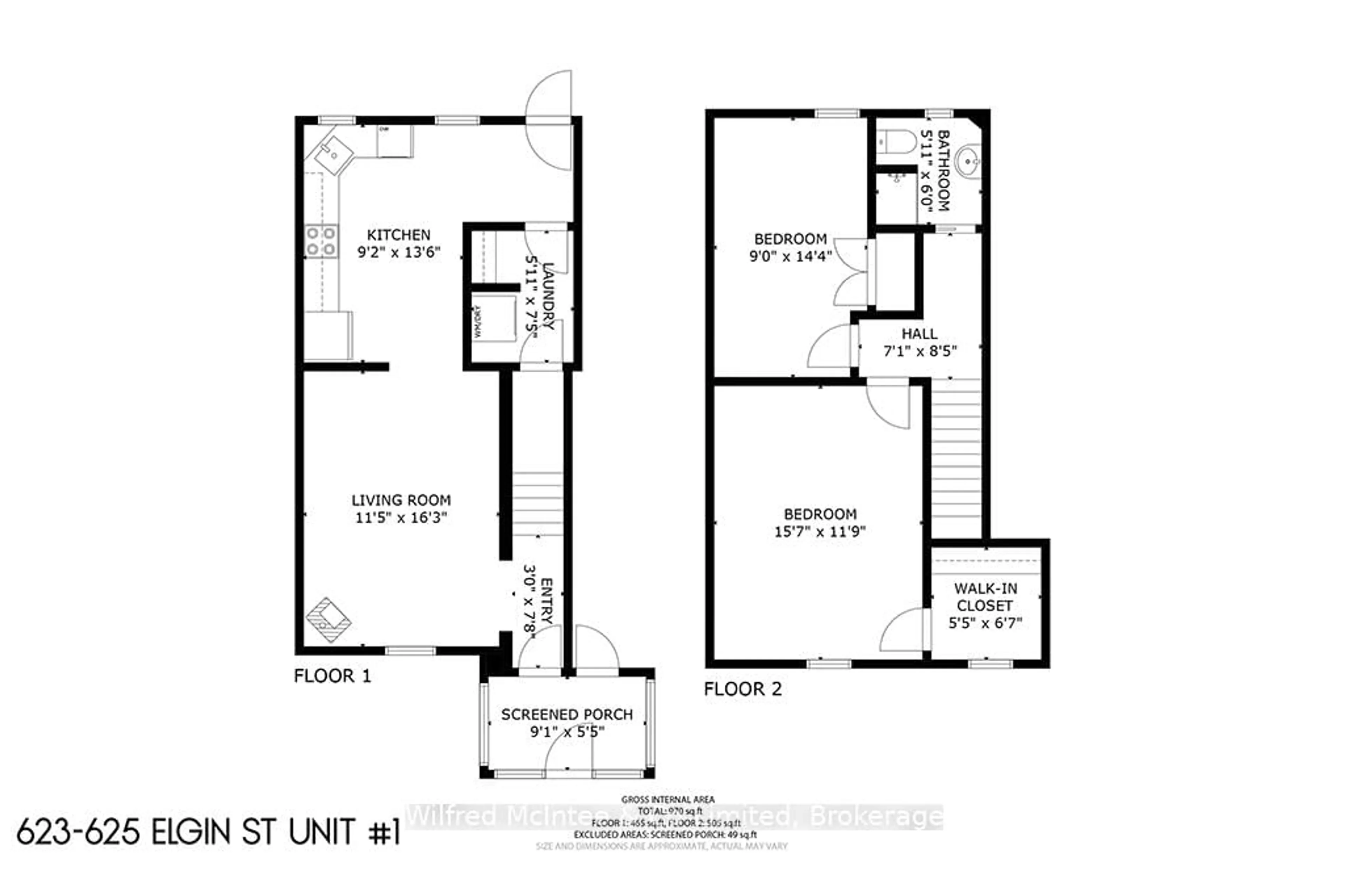 Floor plan for 623/625 ELGIN St, Saugeen Shores Ontario N0H 2C0