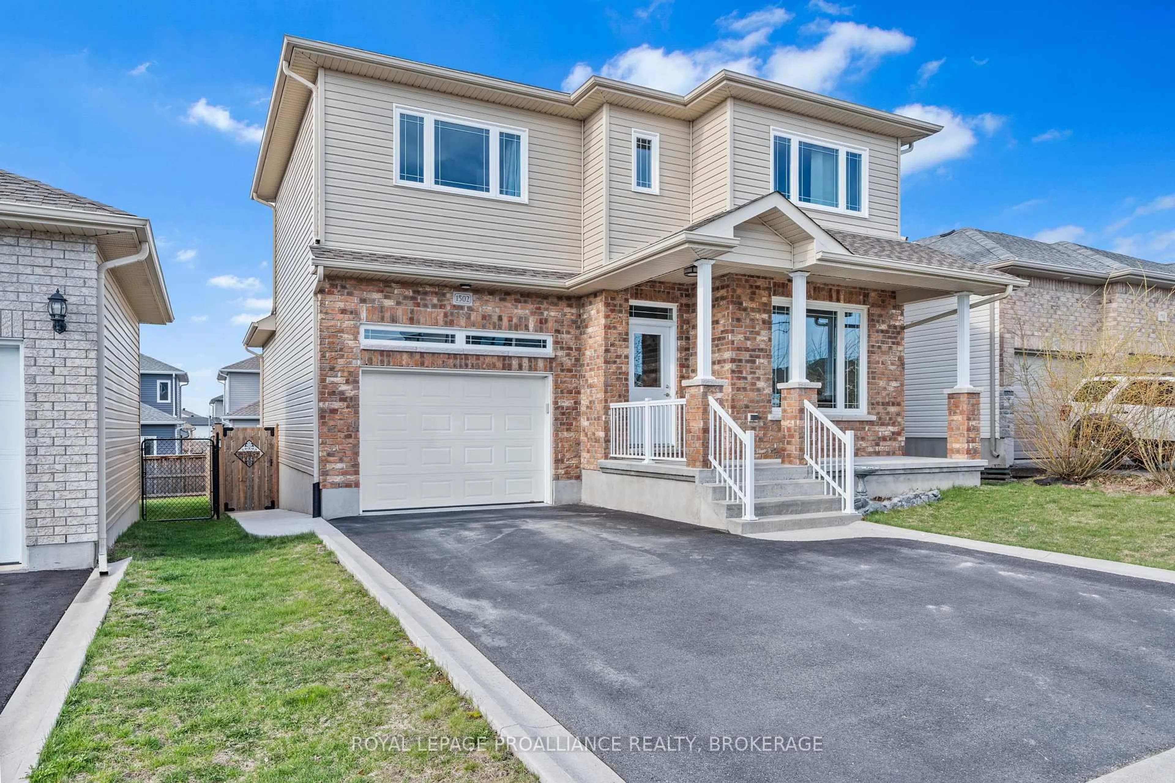 Home with brick exterior material, street for 1502 Clover St, Kingston Ontario K7P 0M9