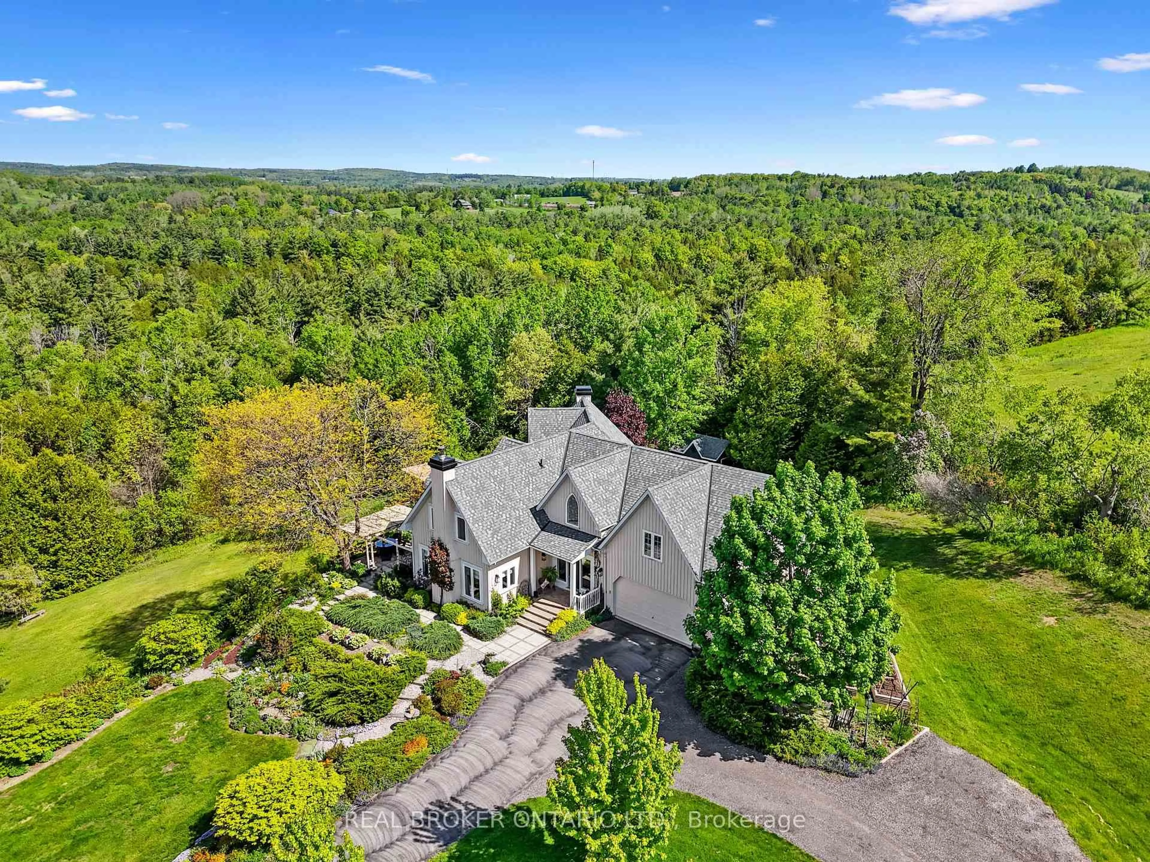 A pic from outside/outdoor area/front of a property/back of a property/a pic from drone, unknown for 1169 Inglis Rd, Alnwick/Haldimand Ontario K0K 2G0
