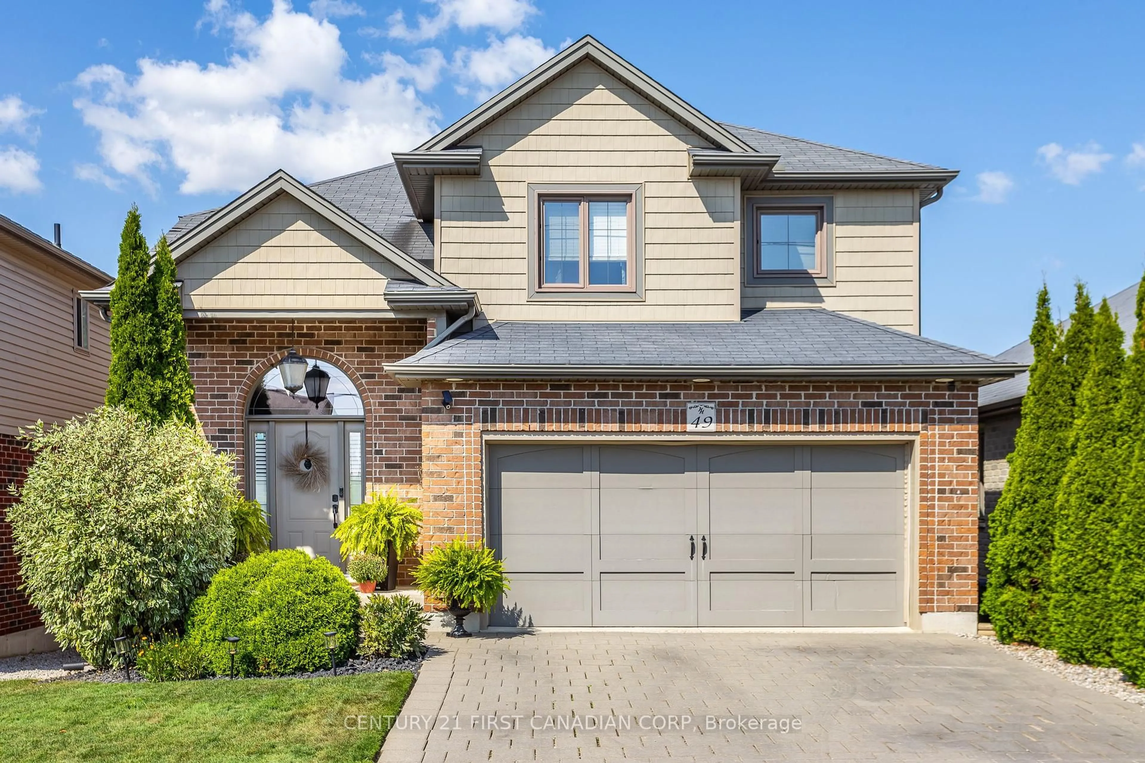 Home with brick exterior material, street for 70 TANOAK Dr #49, London North Ontario N6G 5R3